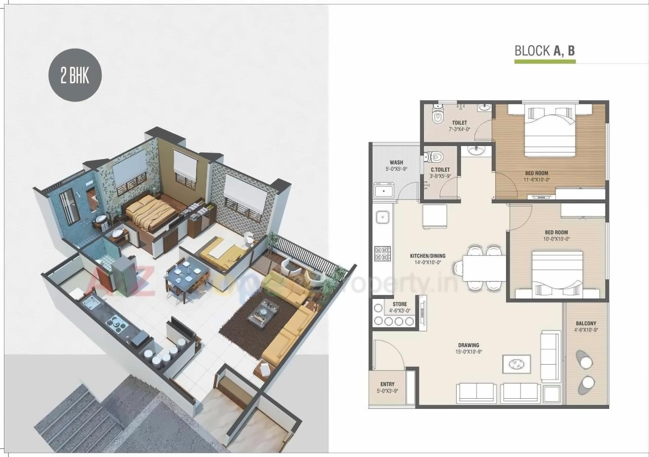 Layout of real estate project Sanidhya Harmony located at Makarba, Ahmedabad, Gujarat