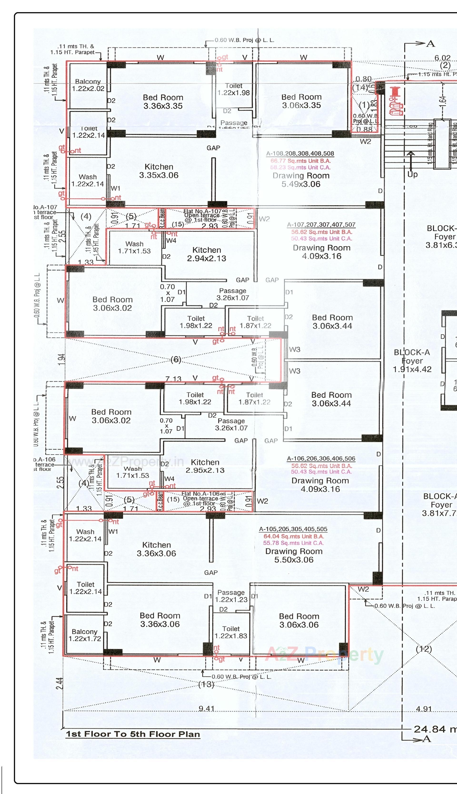 Layout of real estate project Sanidhya Parv located at Vejalpur, Ahmedabad, Gujarat