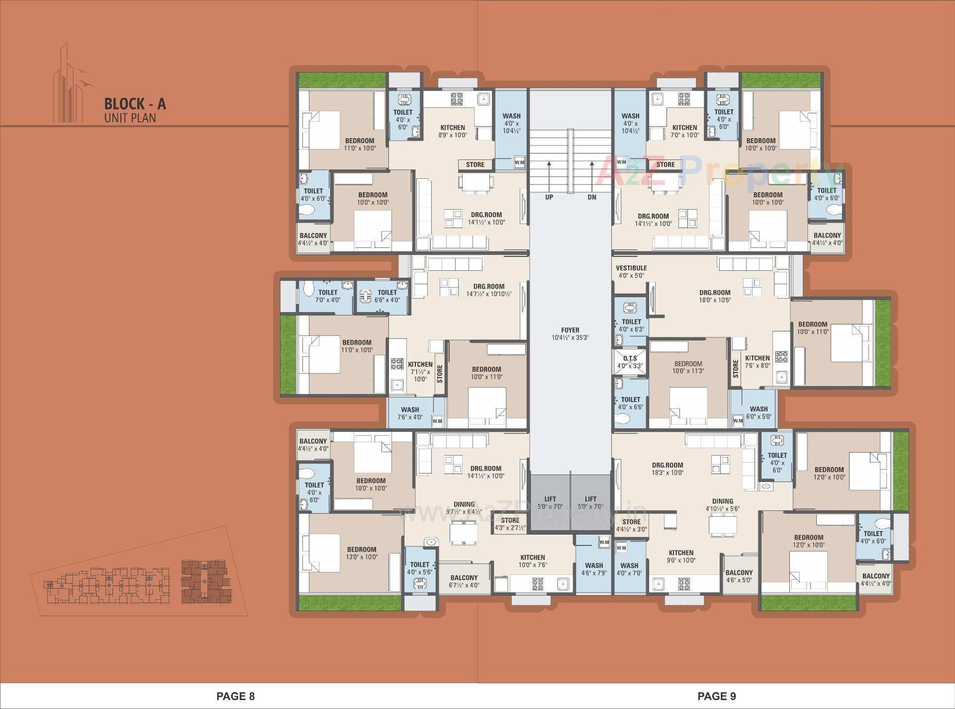 Layout of real estate project Sanidhya Sky located at Ahmedabad, Ahmedabad, Gujarat