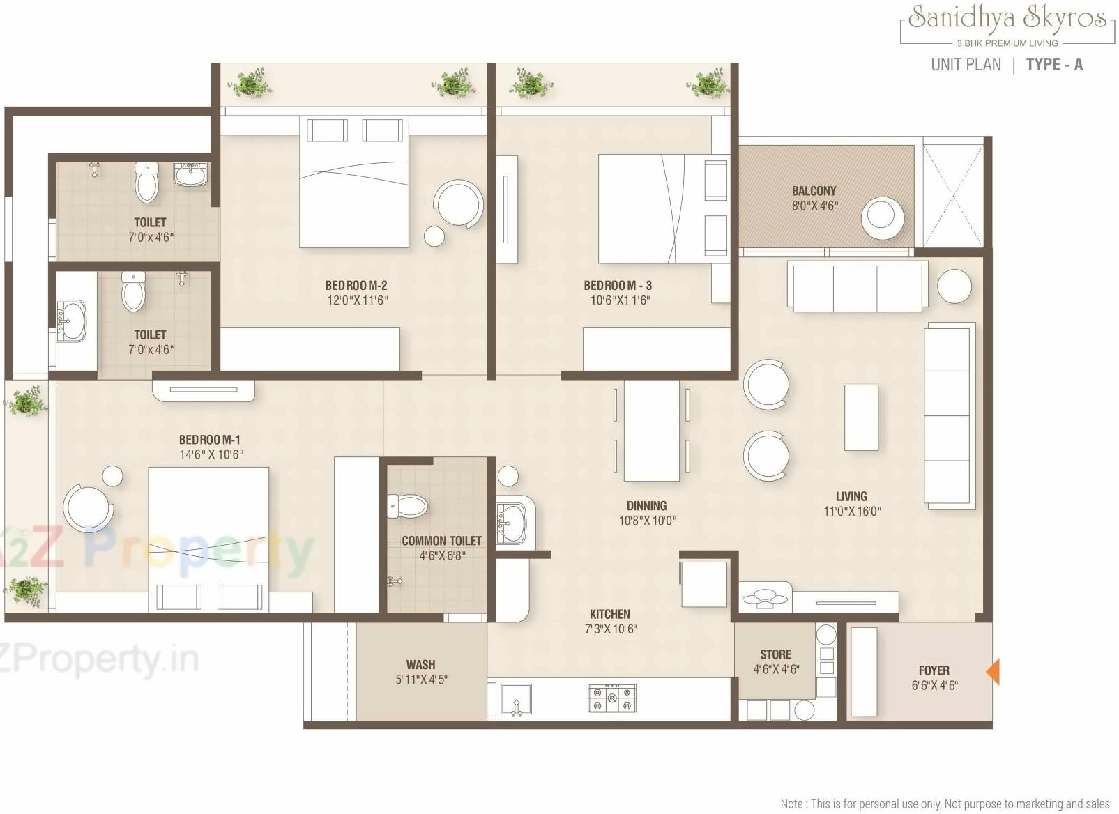 Layout of real estate project Sanidhya Skyros located at Gota, Ahmedabad, Gujarat