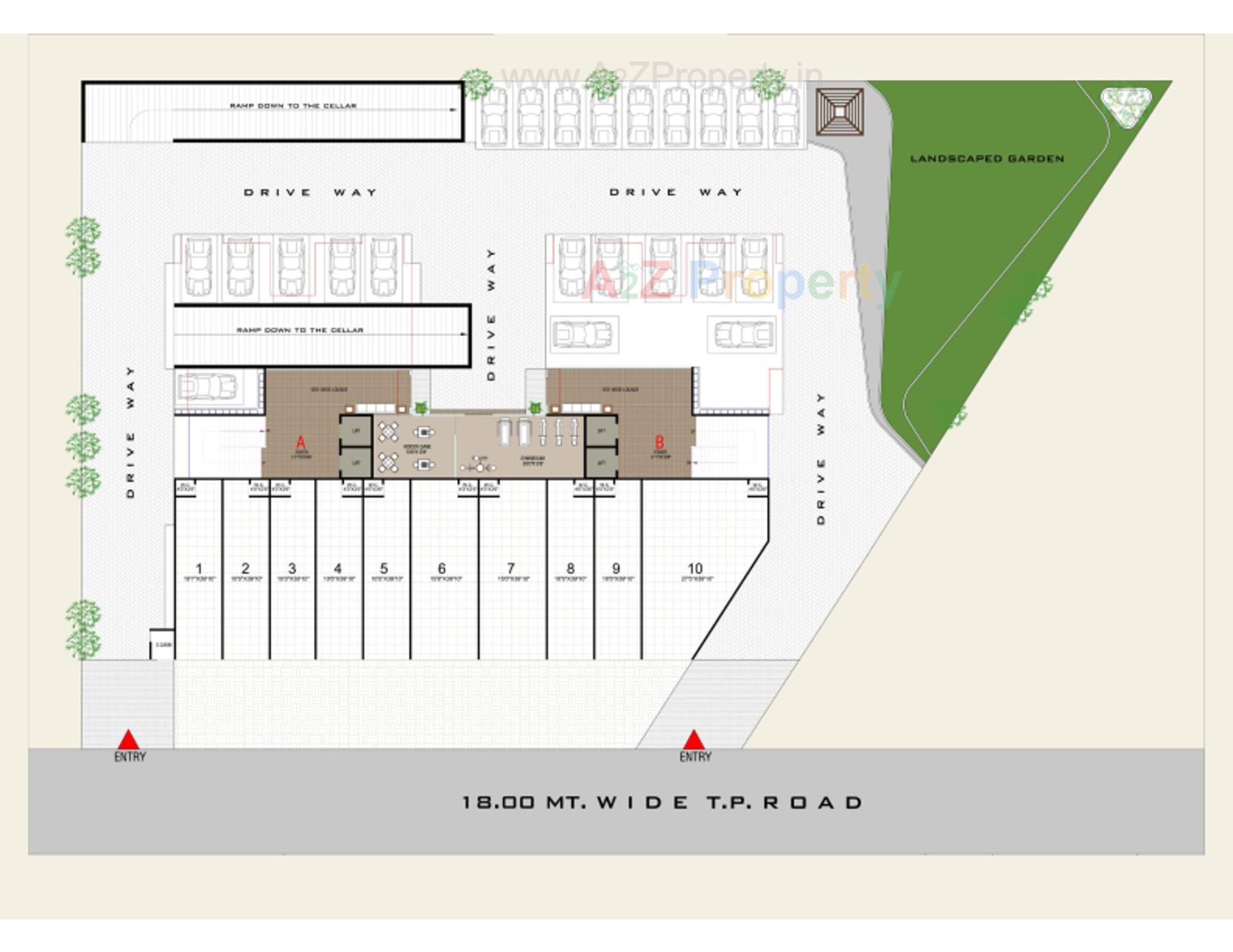 Layout of real estate project Sanidhya Status located at Ahmedabad, Ahmedabad, Gujarat