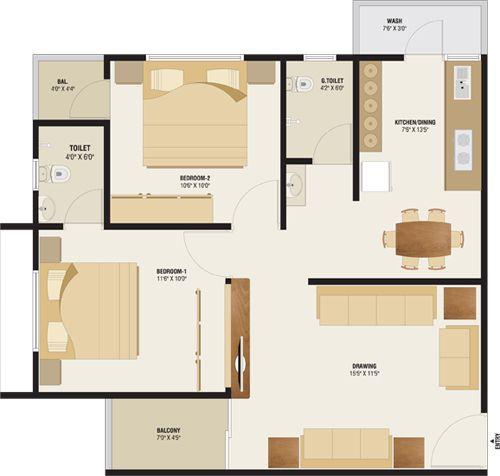 Sankalp_avenue_layout_design1_big of real estate project Sankalp Avenue located at Naroda, Ahmedabad, Gujarat