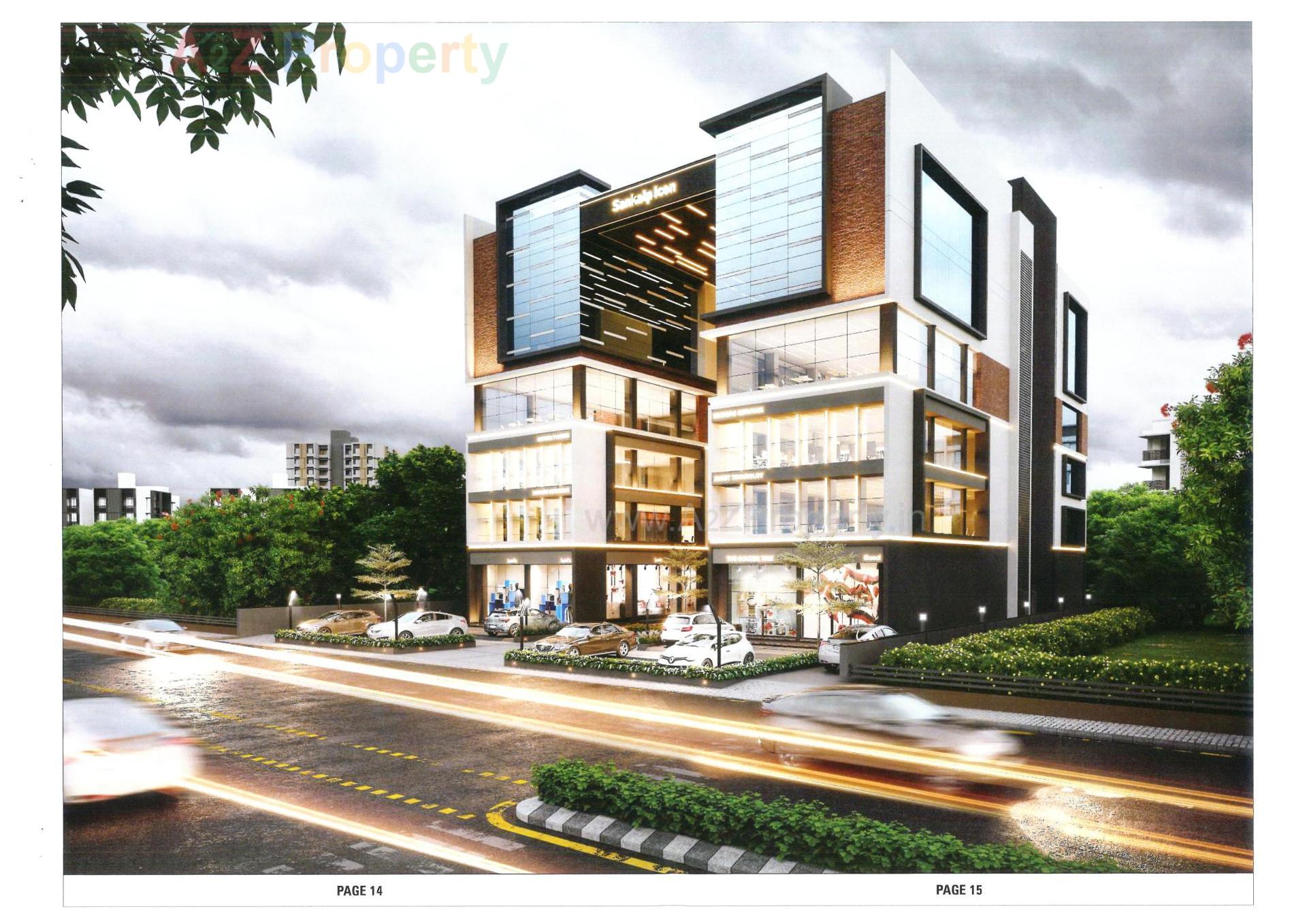 3D Elevation of real estate project Sankalp Icon located at Nikol, Ahmedabad, Gujarat