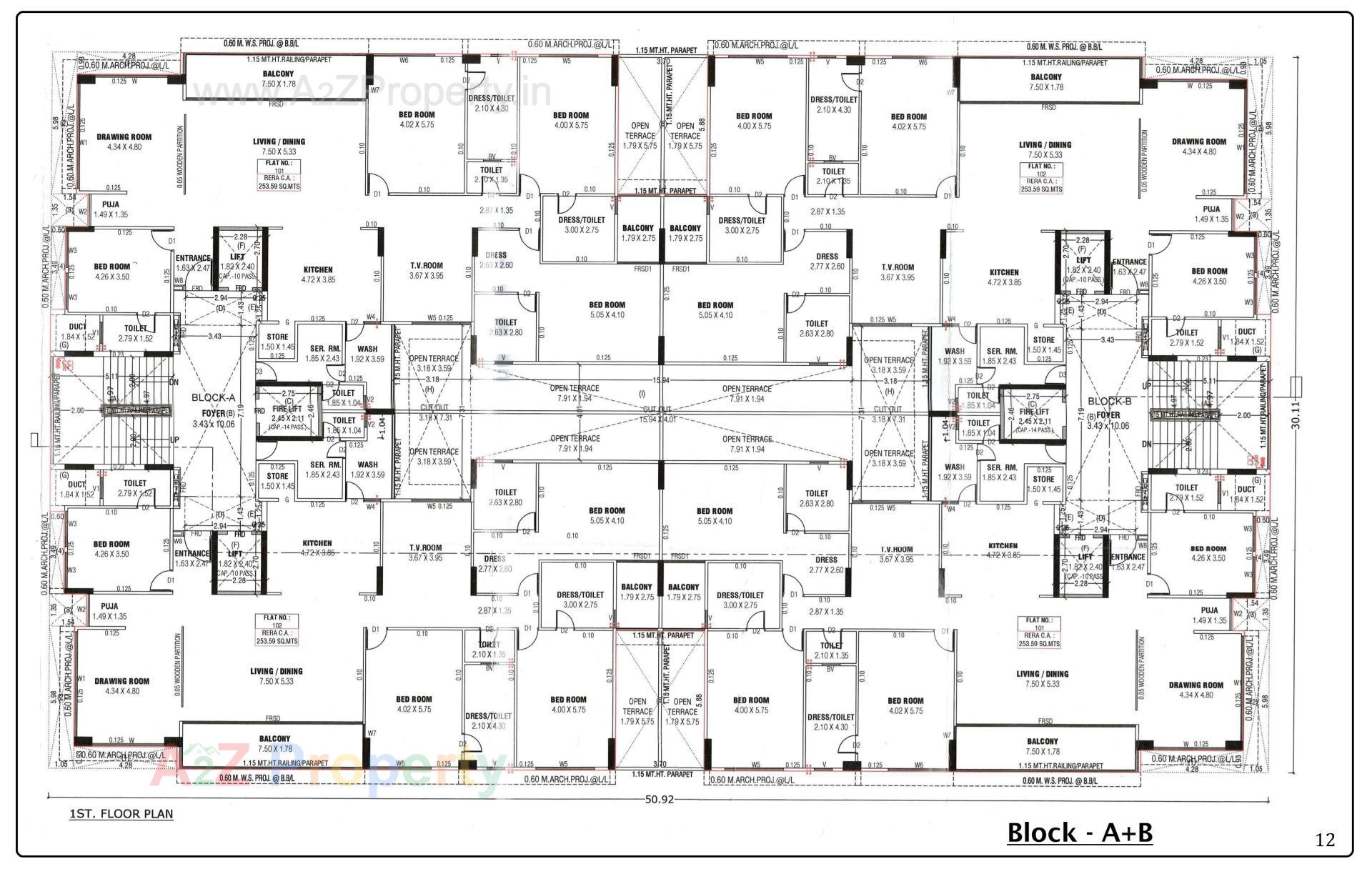 Layout of real estate project Sankalp Nirvana located at Dariyapur, Ahmedabad, Gujarat
