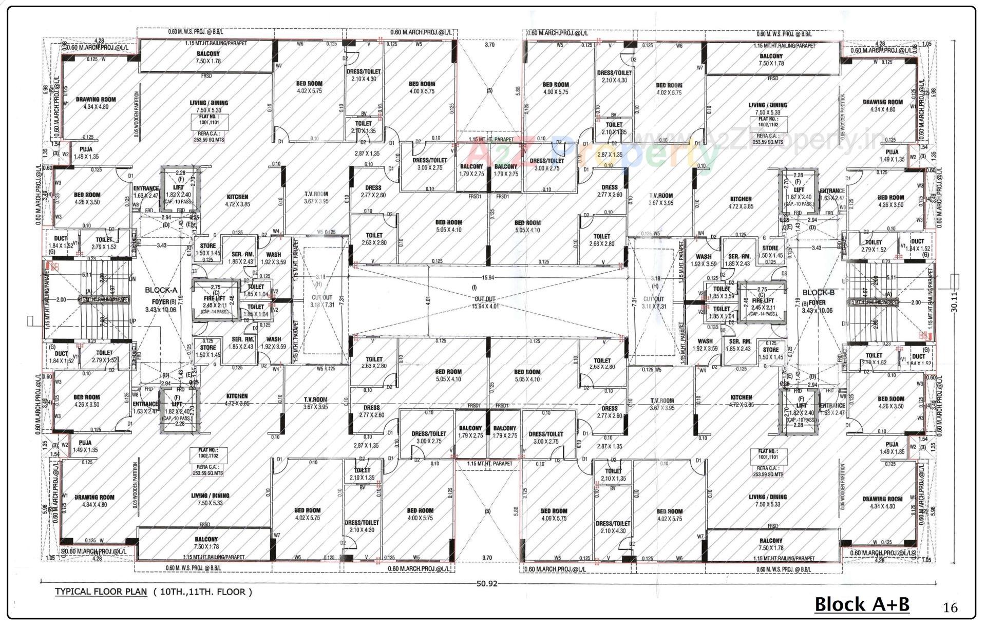Layout of real estate project Sankalp Nirvana located at Dariyapur, Ahmedabad, Gujarat