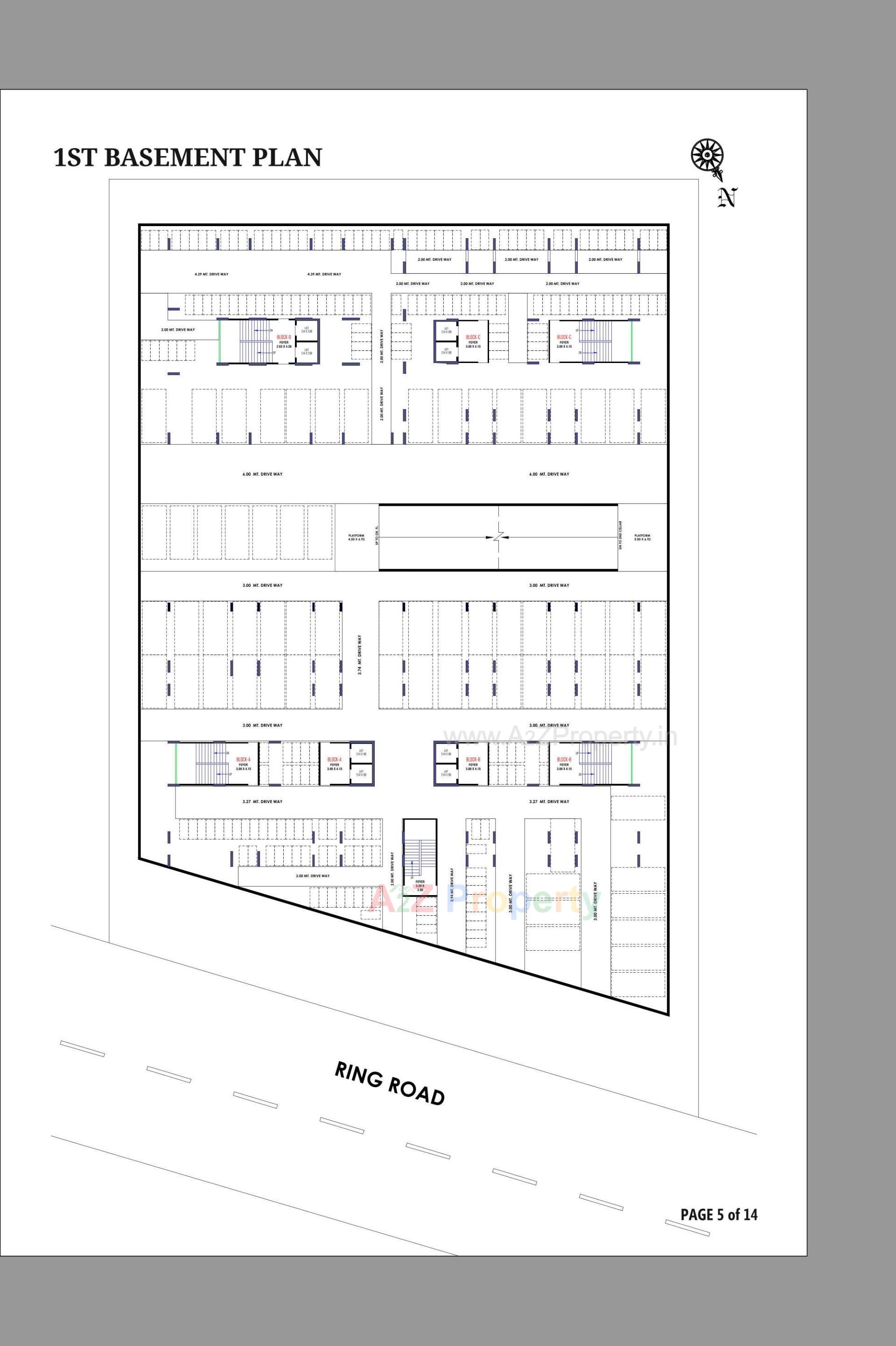 Layout of real estate project Sankalp Sky located at Muthiya, Ahmedabad, Gujarat