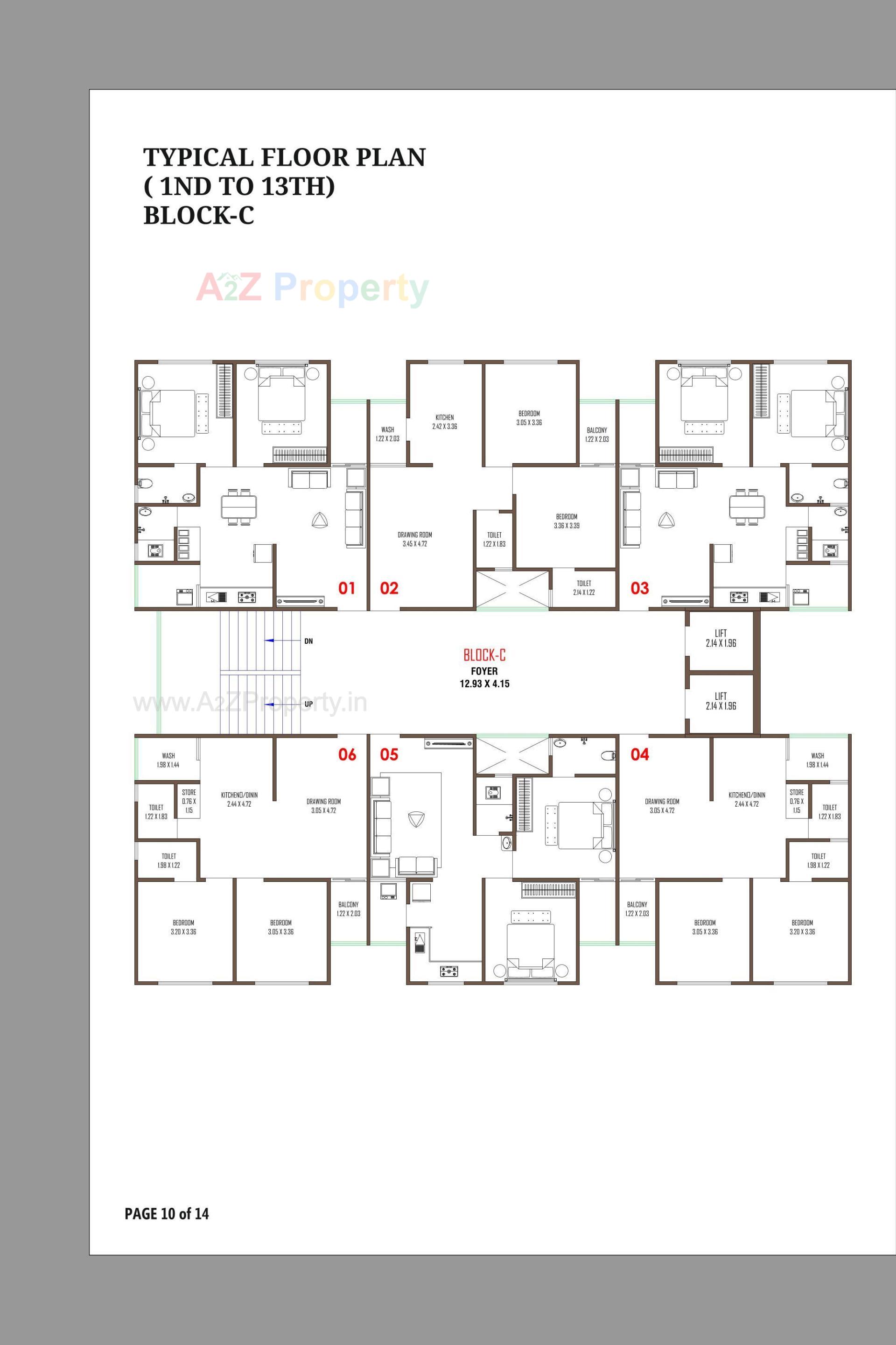 Layout of real estate project Sankalp Sky located at Muthiya, Ahmedabad, Gujarat