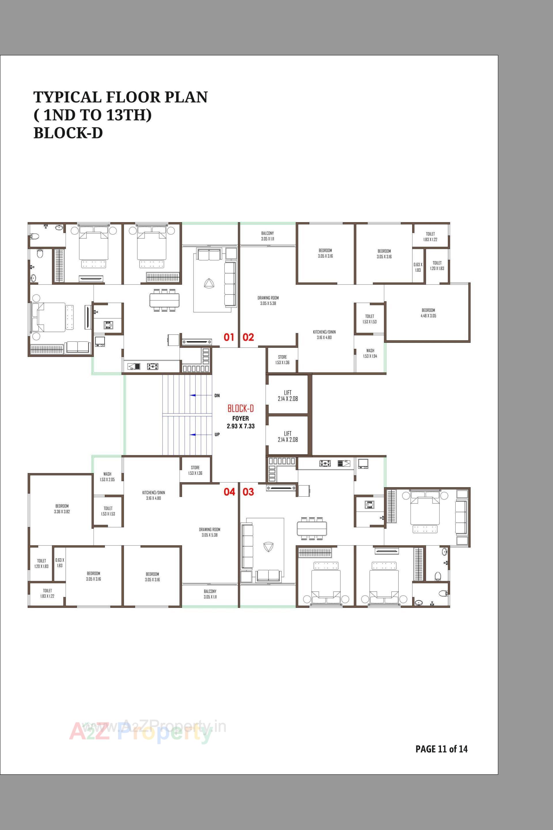 Layout of real estate project Sankalp Sky located at Muthiya, Ahmedabad, Gujarat