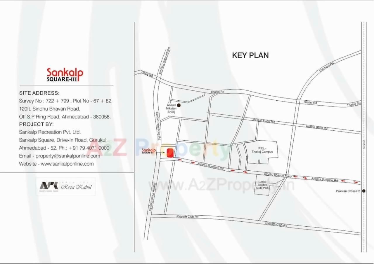  of real estate project Sankalp Square located at Shilaj, Ahmedabad, Gujarat