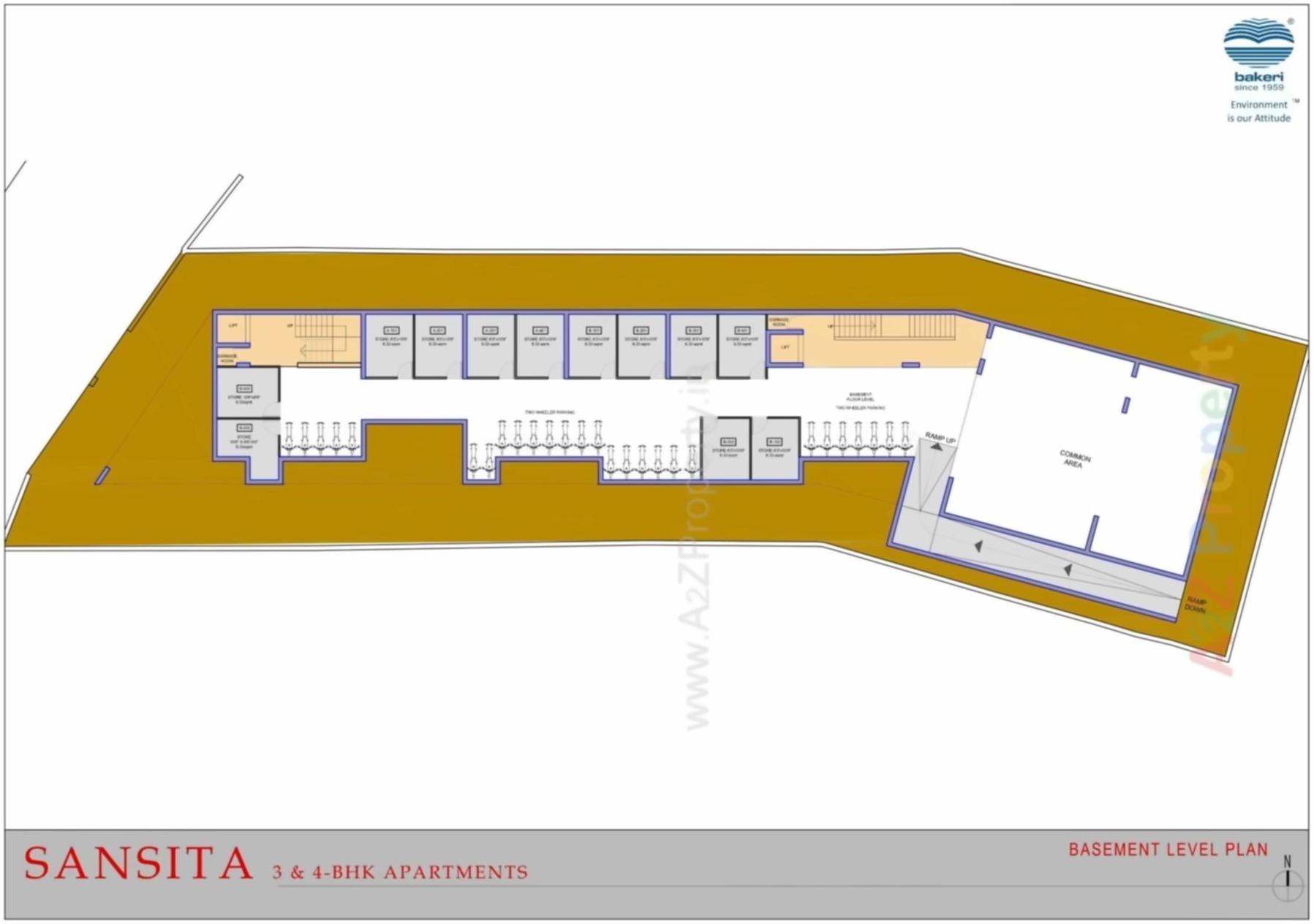 Layout of real estate project Sansita Pratham located at Changispur, Ahmedabad, Gujarat