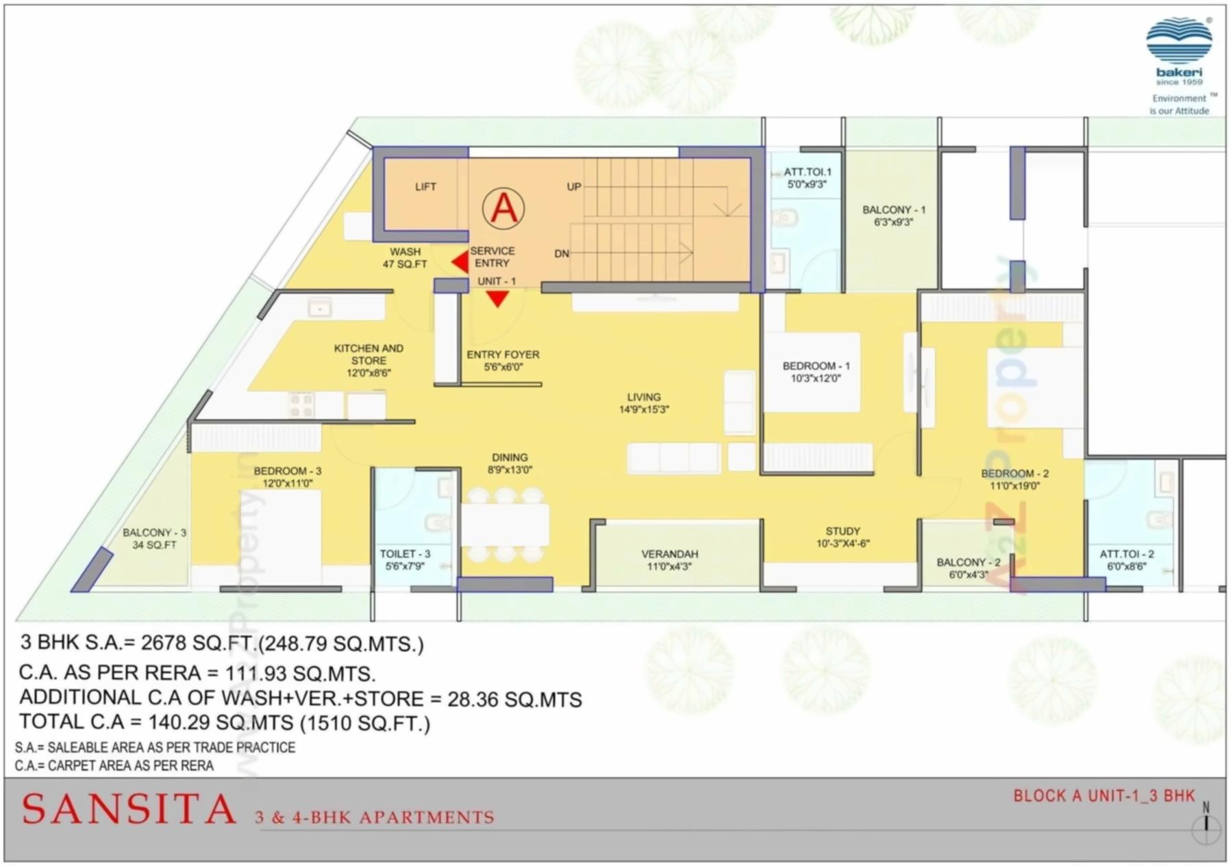 Layout of real estate project Sansita Pratham located at Changispur, Ahmedabad, Gujarat