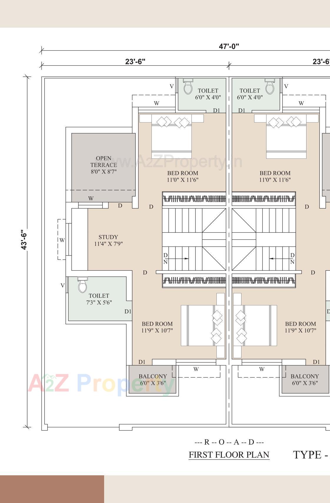 Layout of real estate project Sanskar Bungalows located at Viramgam, Ahmedabad, Gujarat