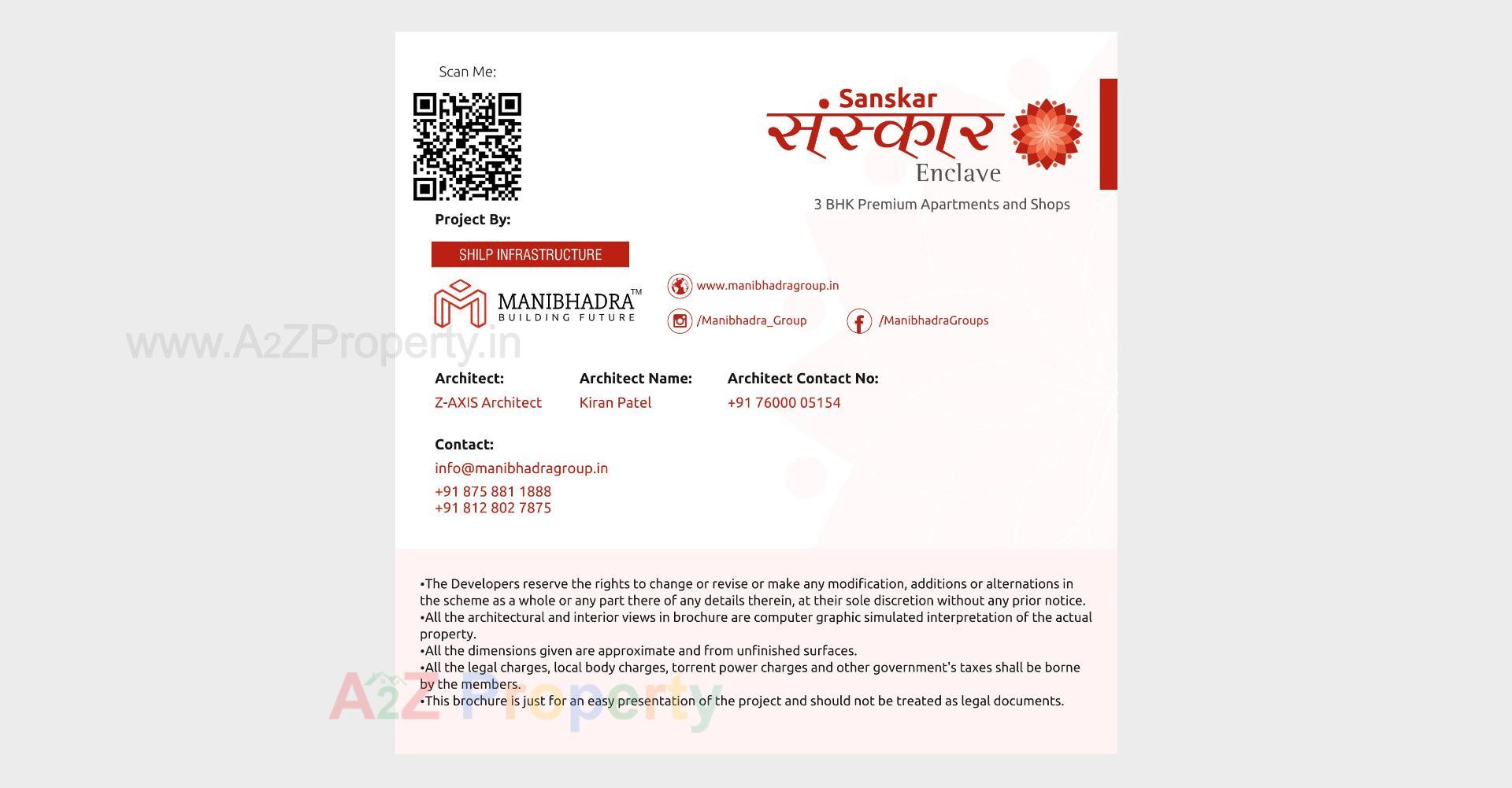  of real estate project Sanskar Enclave located at Chandkheda, Ahmedabad, Gujarat