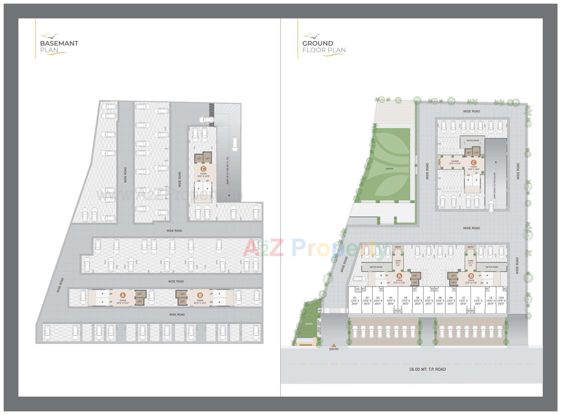 Layout of real estate project Sanskar Lakeview located at Nikol, Ahmedabad, Gujarat