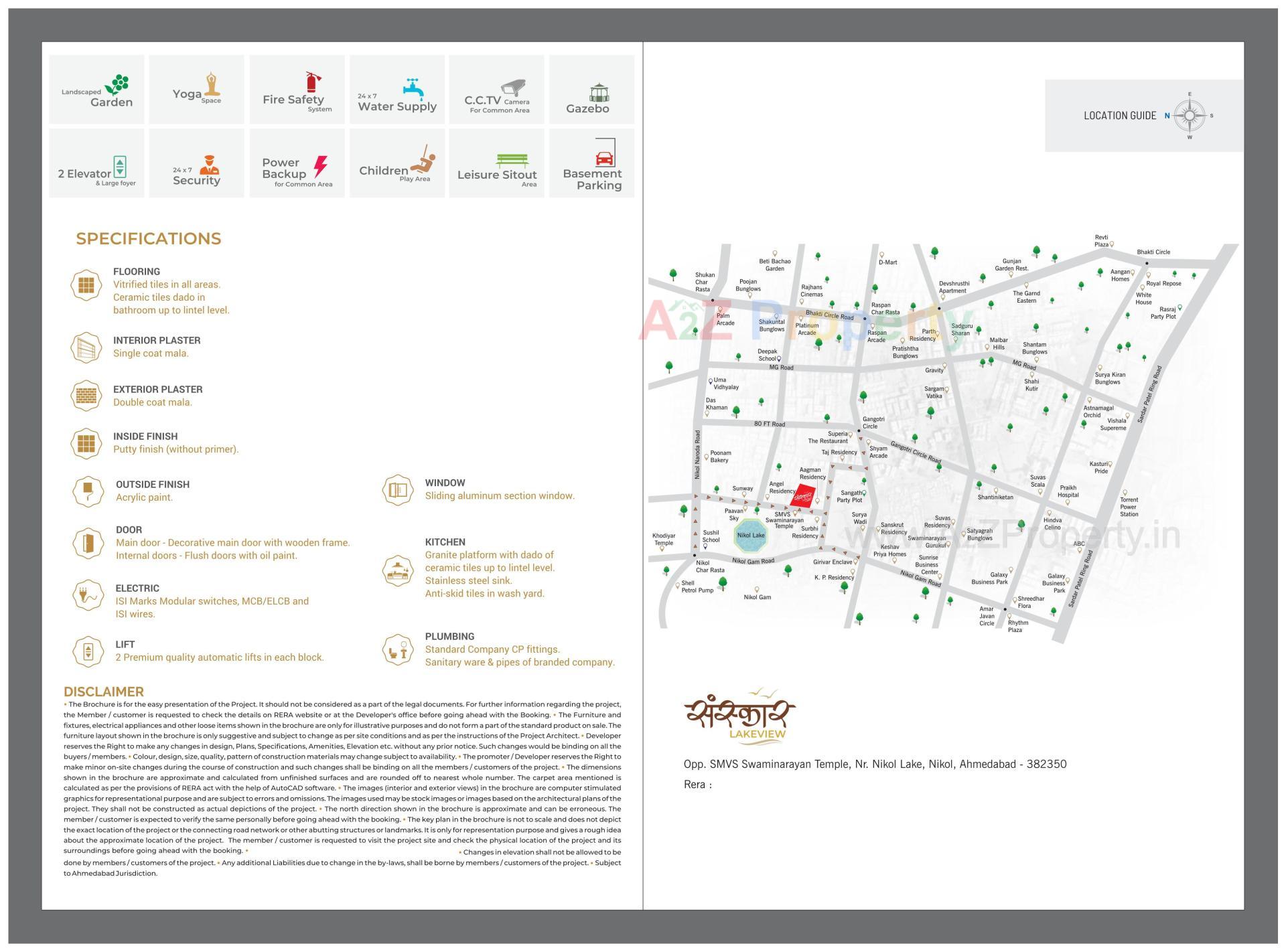  of real estate project Sanskar Lakeview located at Nikol, Ahmedabad, Gujarat