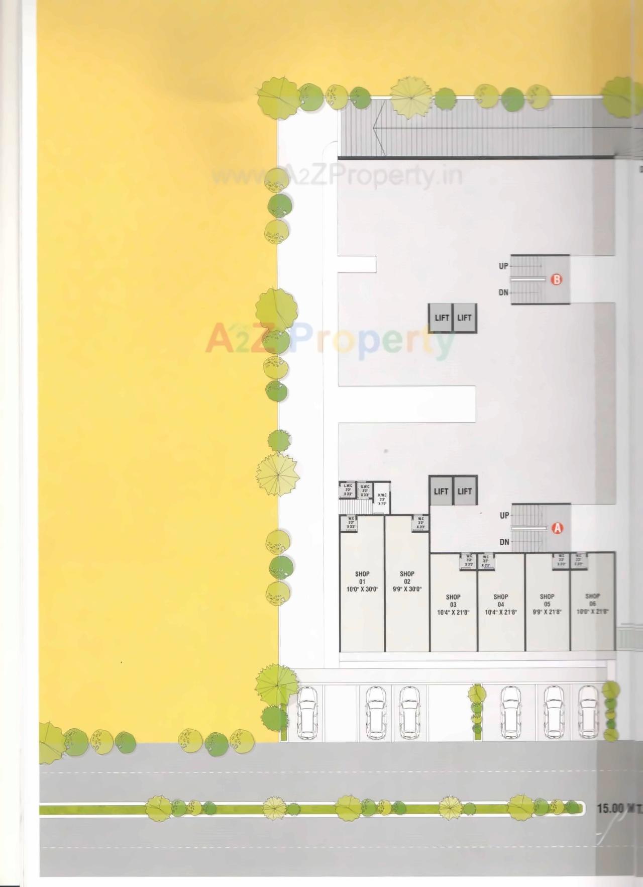 Layout of real estate project Sant Villa located at Vastral, Ahmedabad, Gujarat