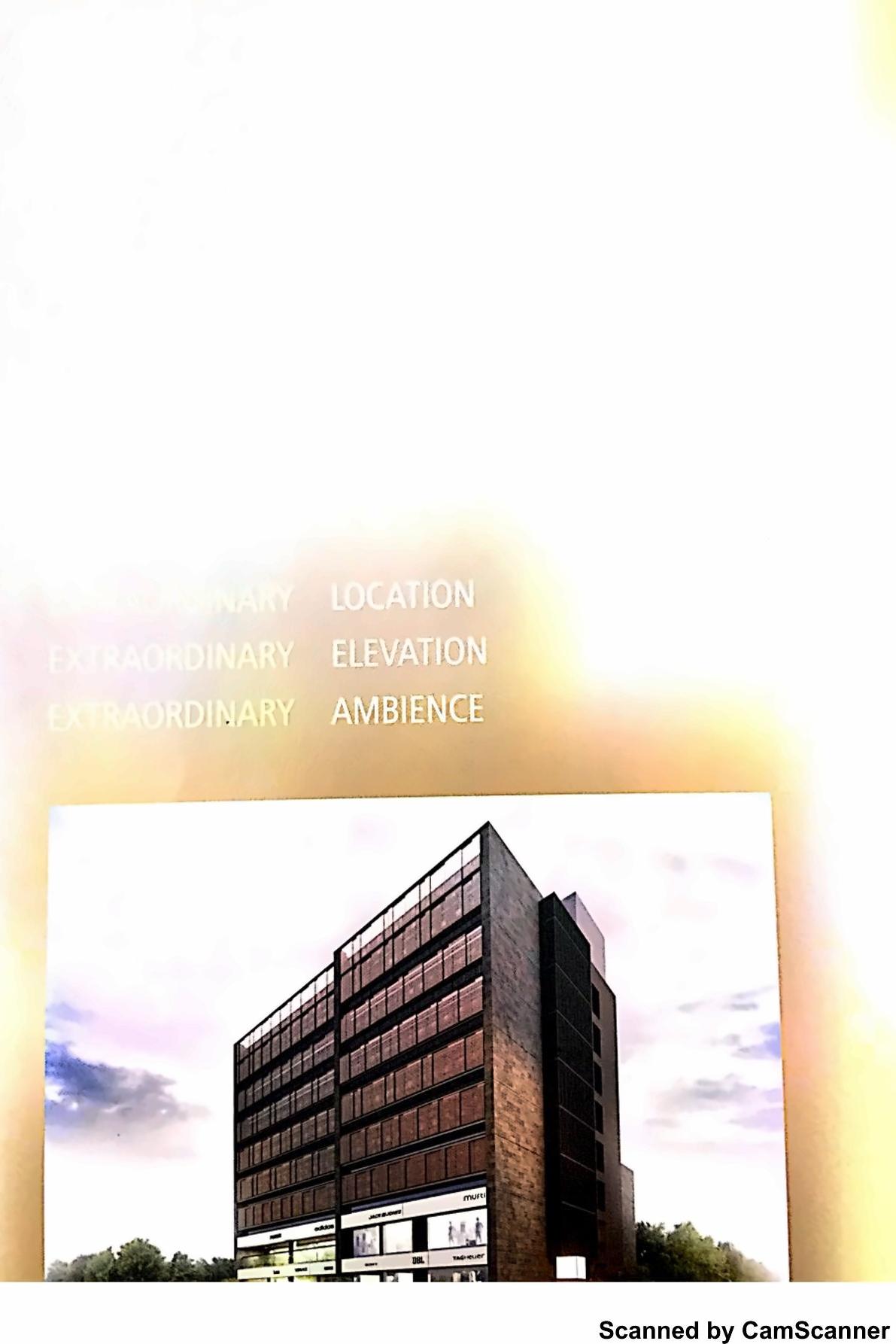 3D Elevation of real estate project Santorini Square located at City, Ahmedabad, Gujarat