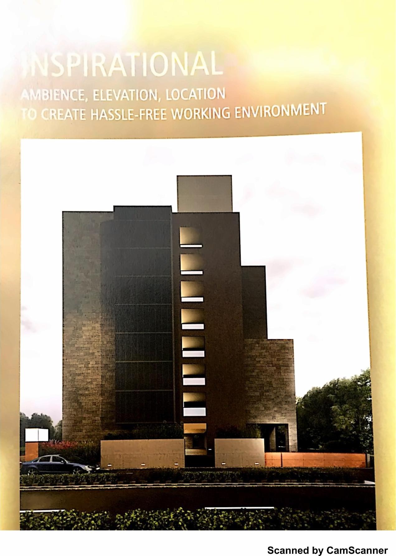 3D Elevation of real estate project Santorini Square located at City, Ahmedabad, Gujarat