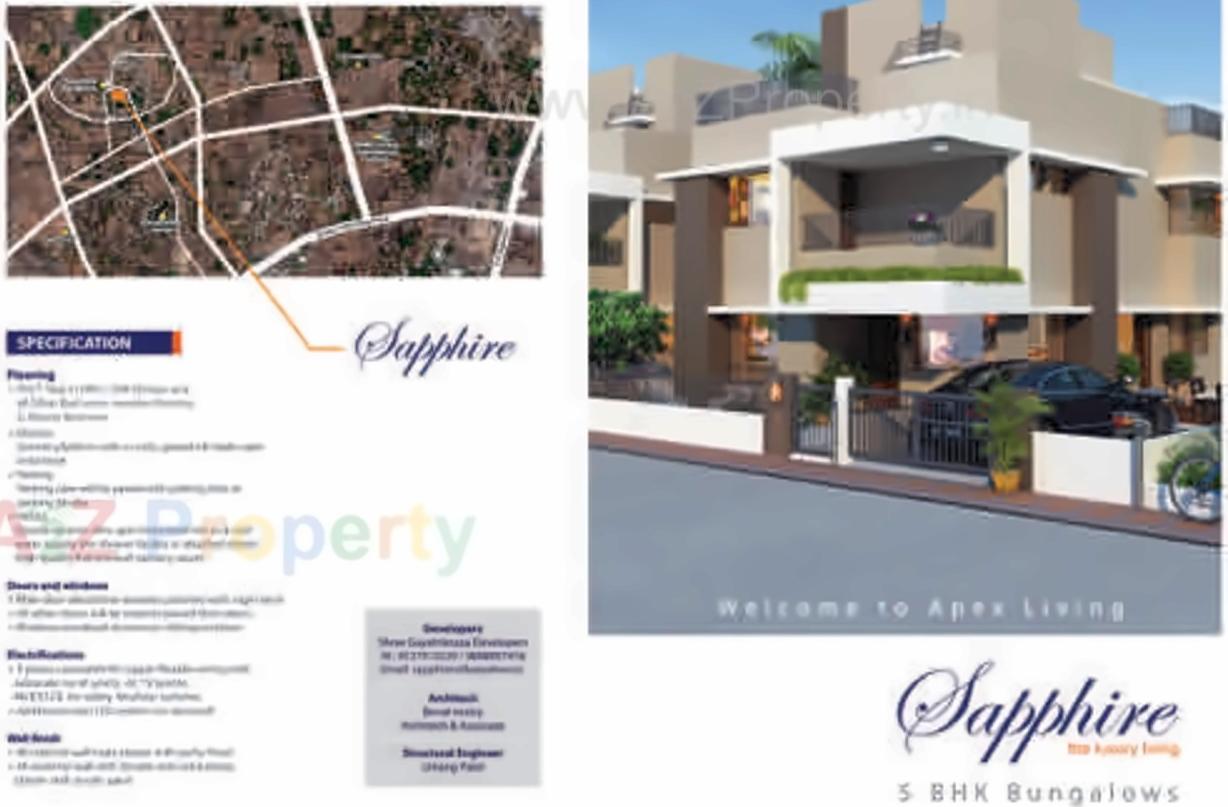  of real estate project Sapphire Bunglows located at Lilapur, Ahmedabad, Gujarat