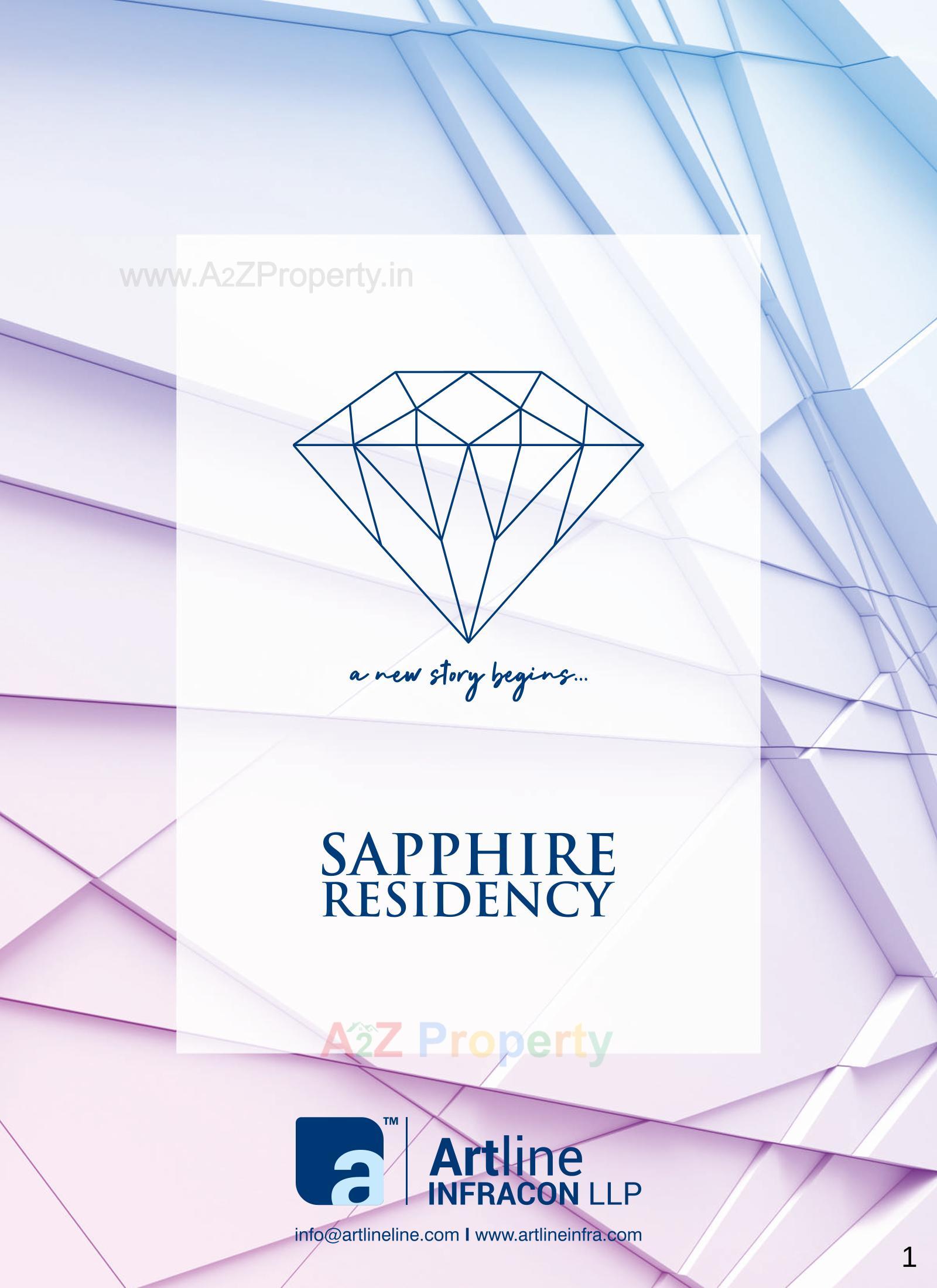  of real estate project Sapphire Residency located at Paldi, Ahmedabad, Gujarat