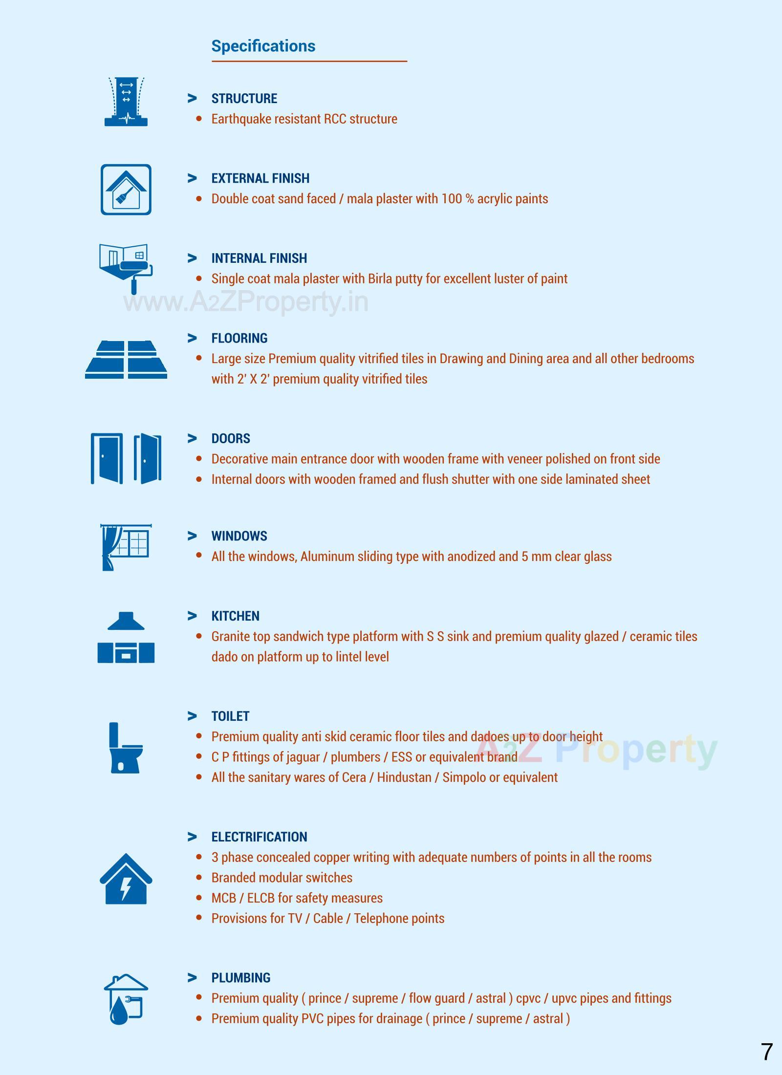  of real estate project Sapphire Residency located at Paldi, Ahmedabad, Gujarat