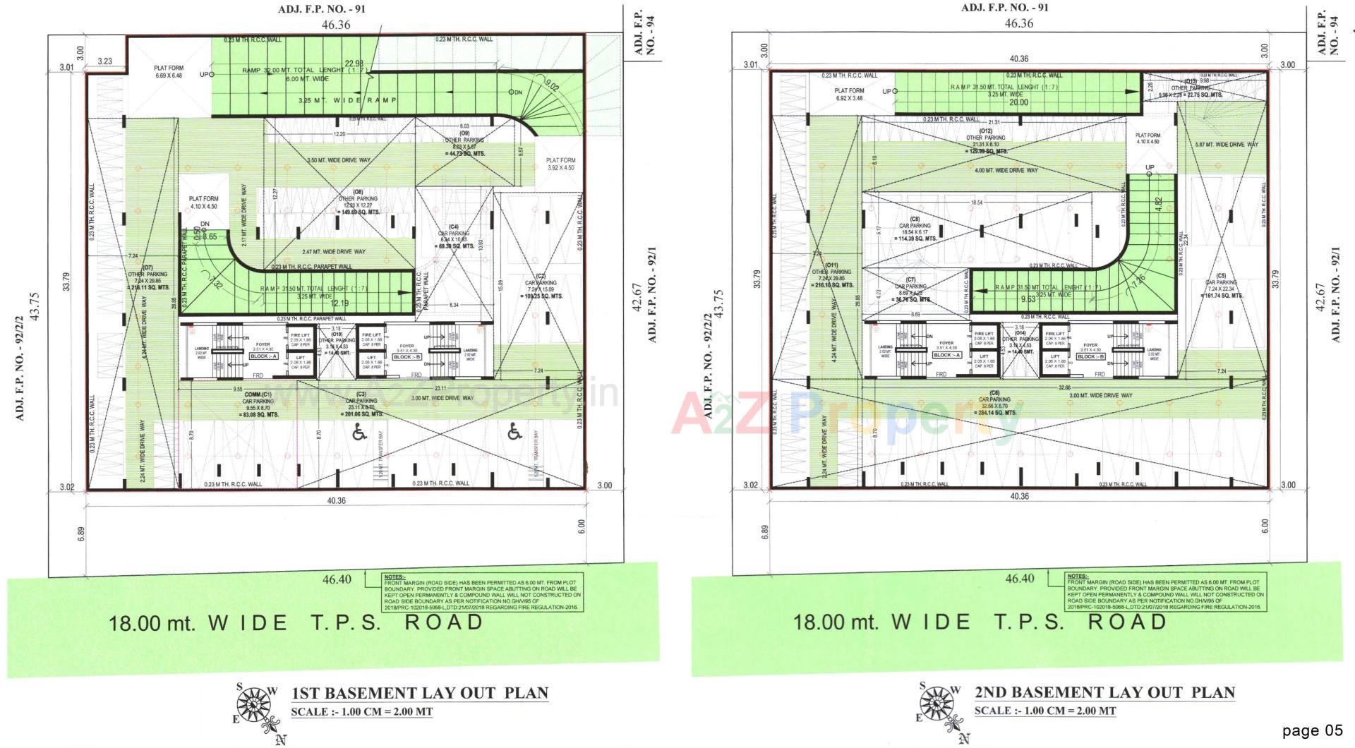 Layout of real estate project Sapphire Veronica located at Bhadej, Ahmedabad, Gujarat