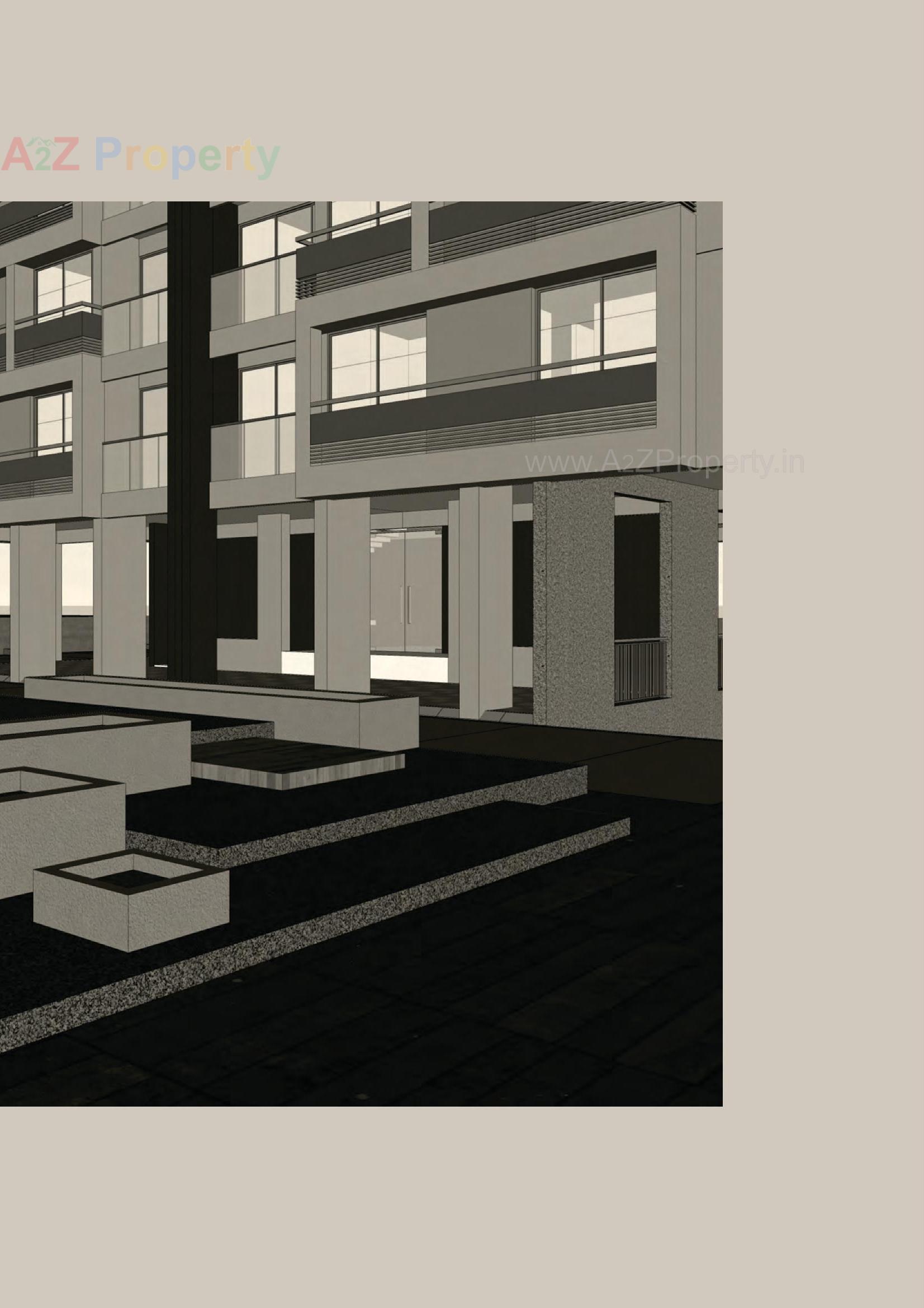 Layout of real estate project Saral Aarambh located at Bhadaj, Ahmedabad, Gujarat