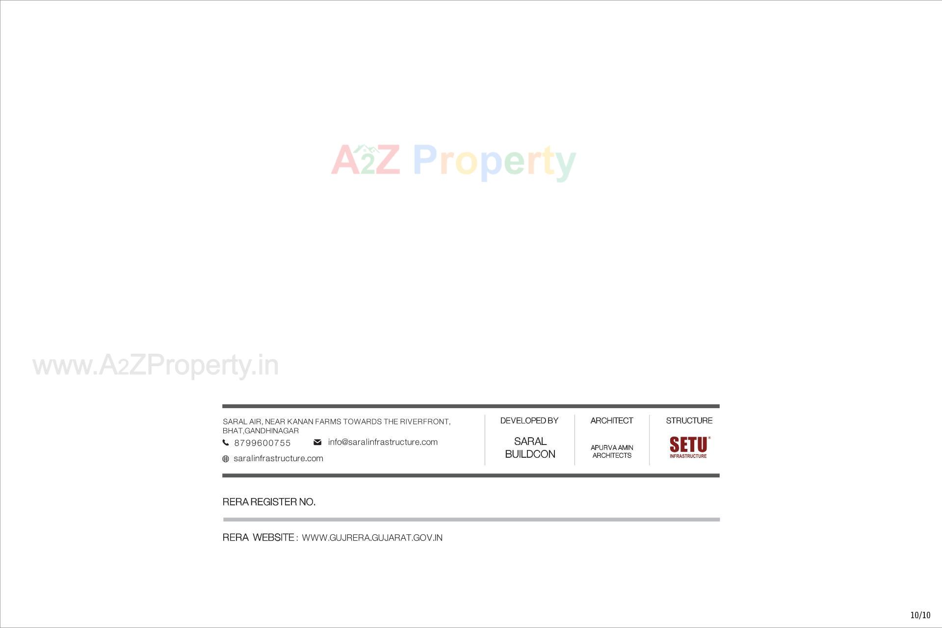  of real estate project Saral Air located at Bhat, Ahmedabad, Gujarat