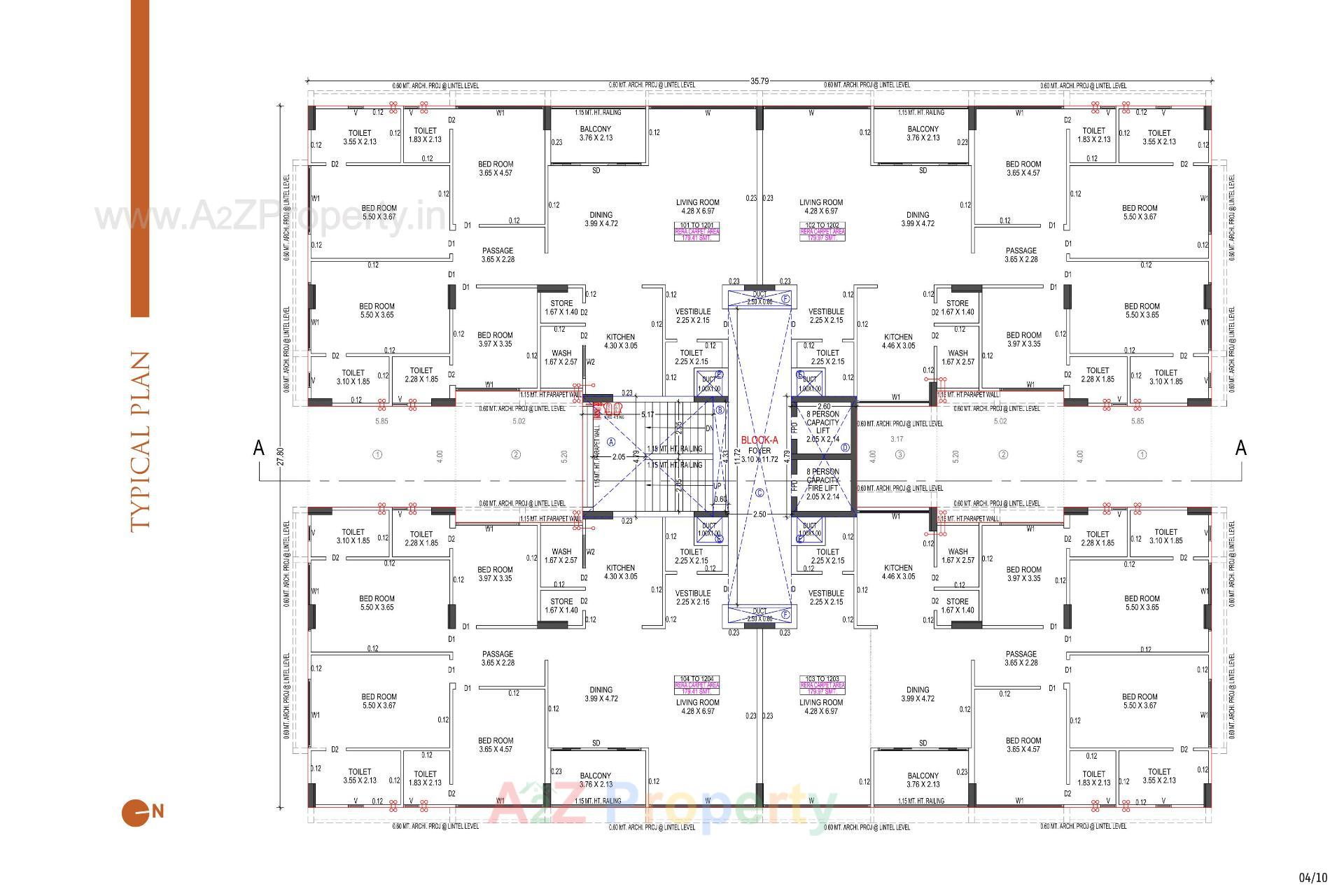 Layout of real estate project Saral Air located at Bhat, Ahmedabad, Gujarat
