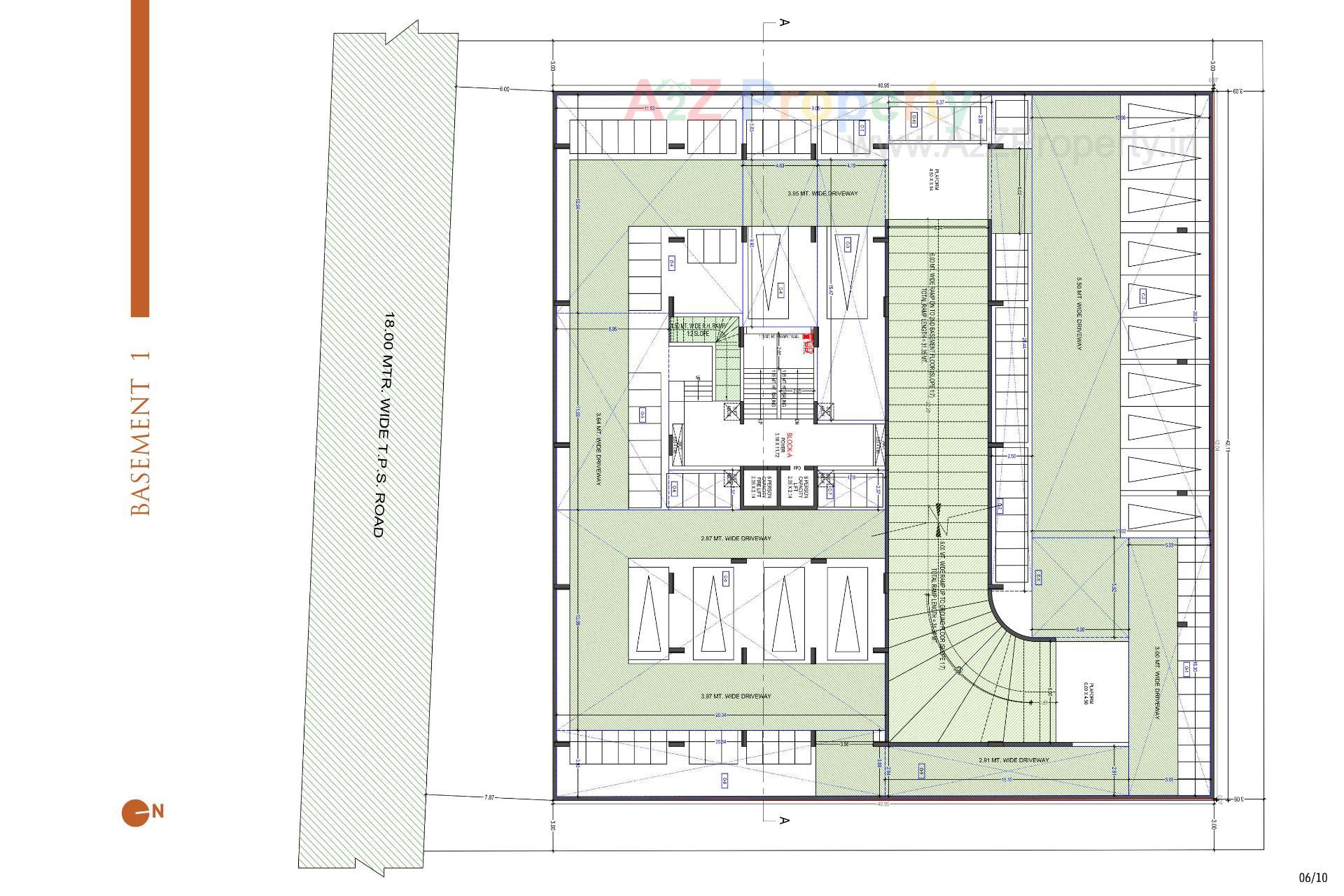 Layout of real estate project Saral Air located at Bhat, Ahmedabad, Gujarat