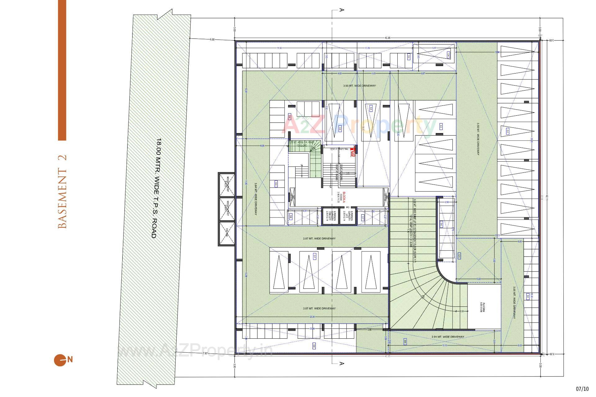Layout of real estate project Saral Air located at Bhat, Ahmedabad, Gujarat