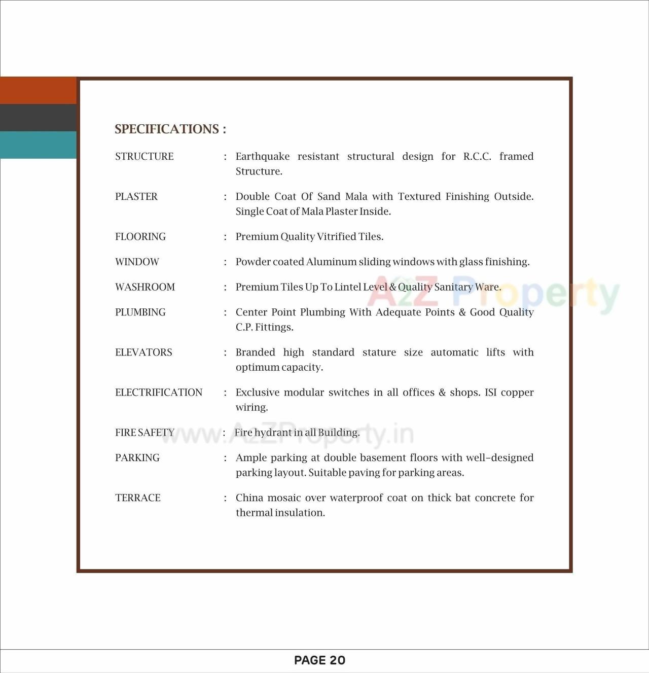 Project Specifications