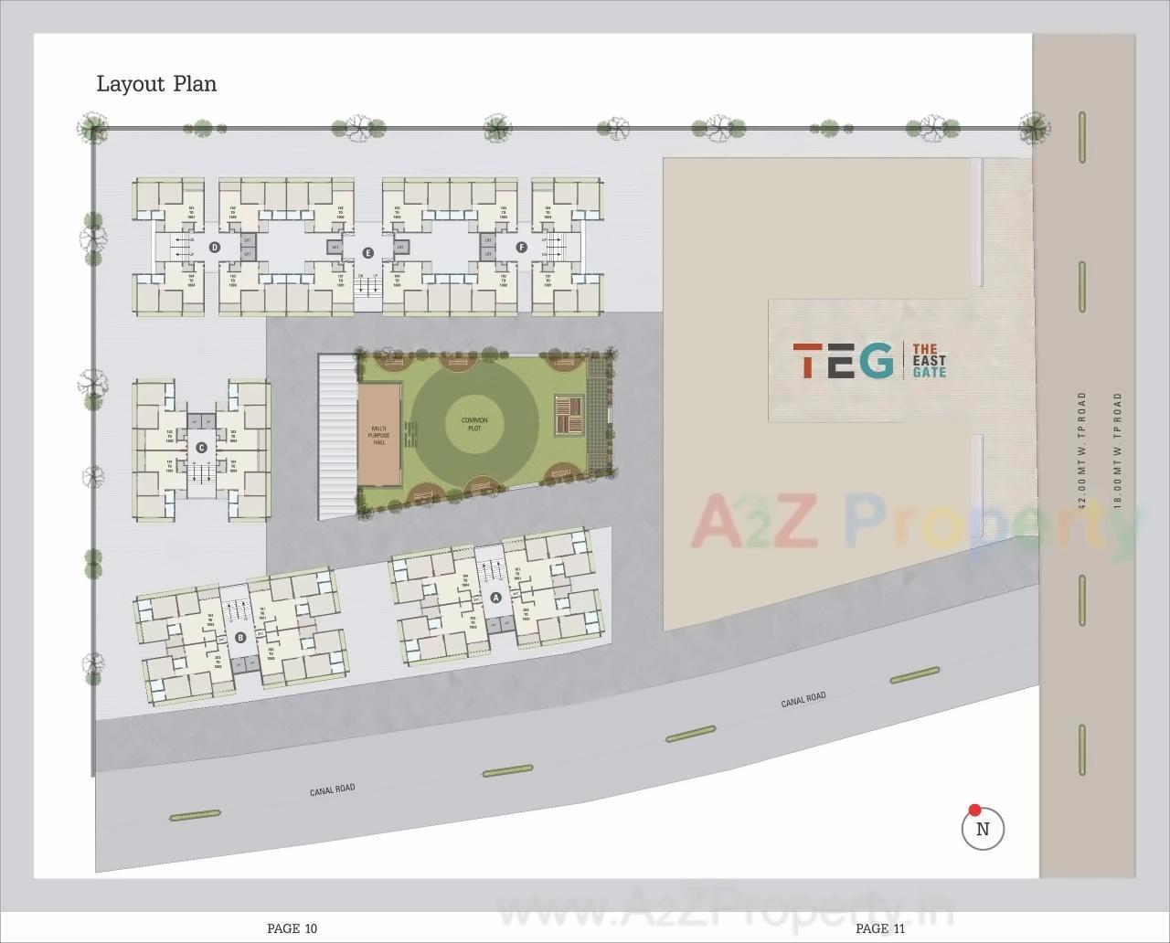 Layout of real estate project Saral Heights   The East Gate located at Ahmedabad, Ahmedabad, Gujarat