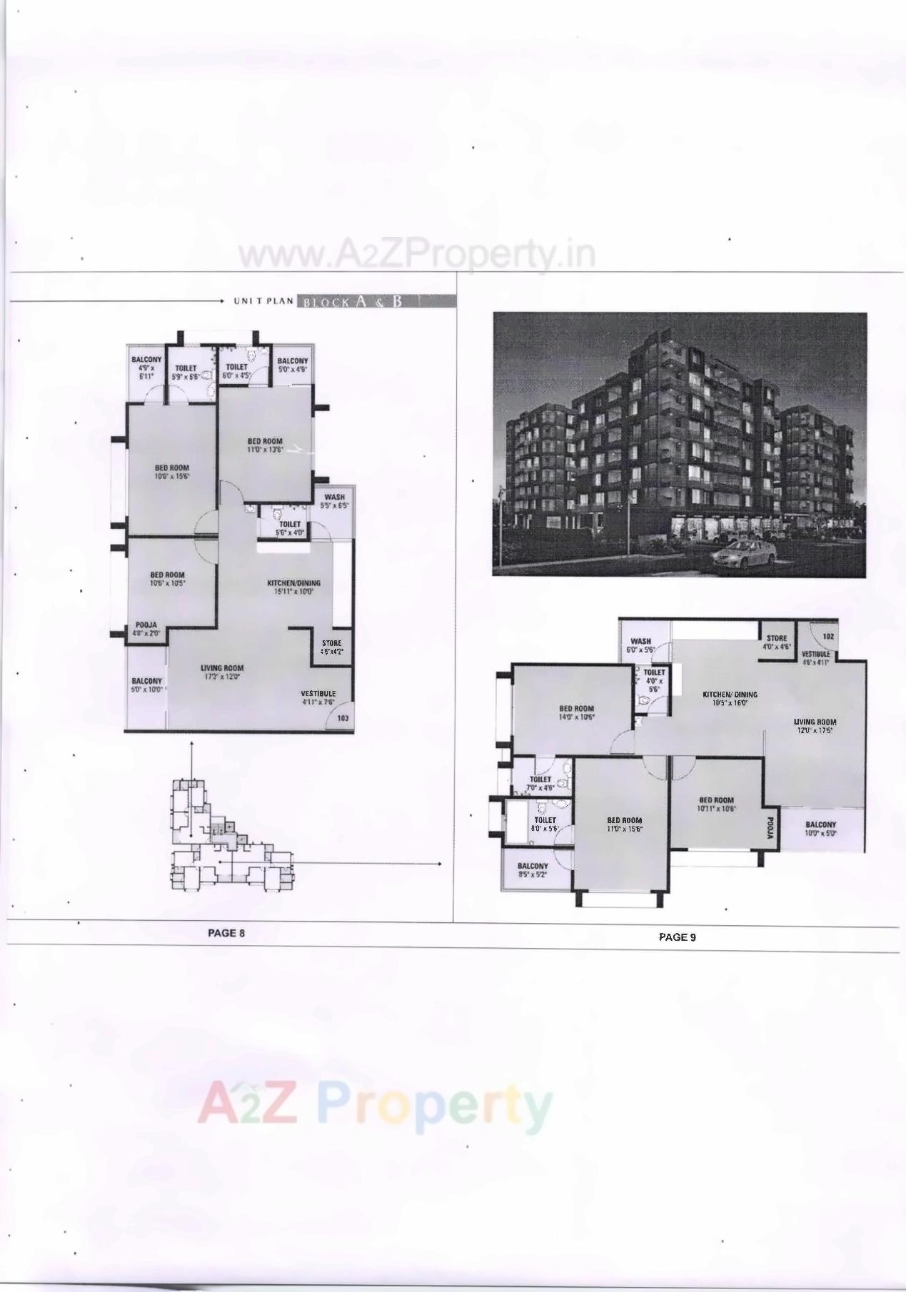 Layout of real estate project Saral Heights located at Sola, Ahmedabad, Gujarat