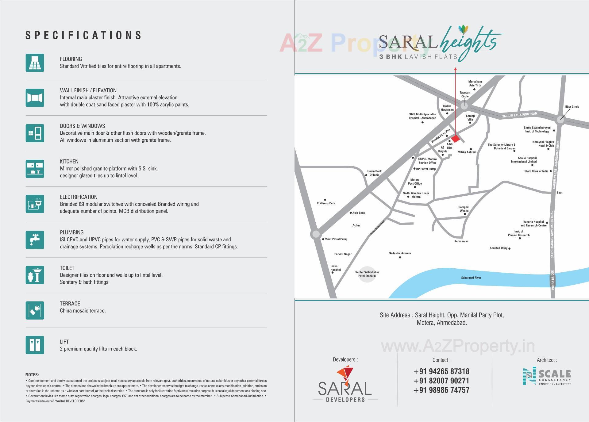  of real estate project Saral Heights located at Ahmedabad, Ahmedabad, Gujarat