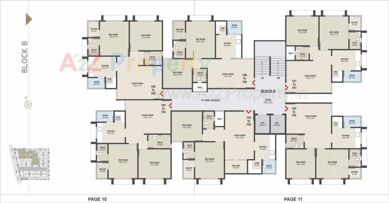Layout of real estate project Saral Residency located at Gota, Ahmedabad, Gujarat