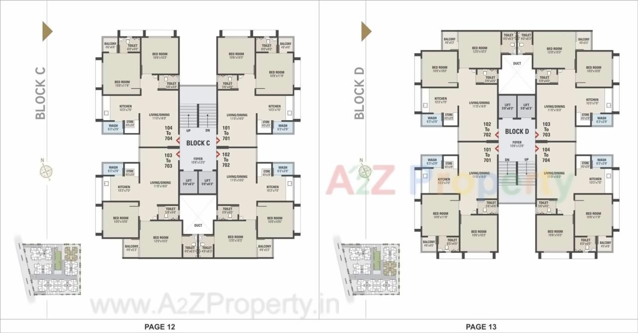 Layout of real estate project Saral Residency located at Gota, Ahmedabad, Gujarat