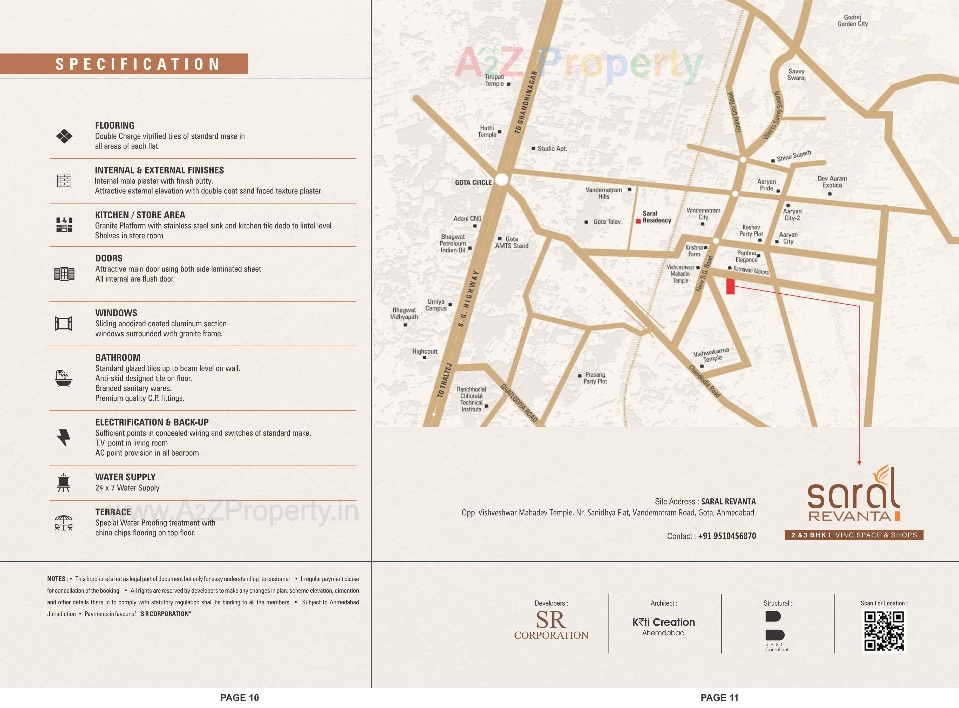  of real estate project Saral Revanta located at Chandlodiya, Ahmedabad, Gujarat