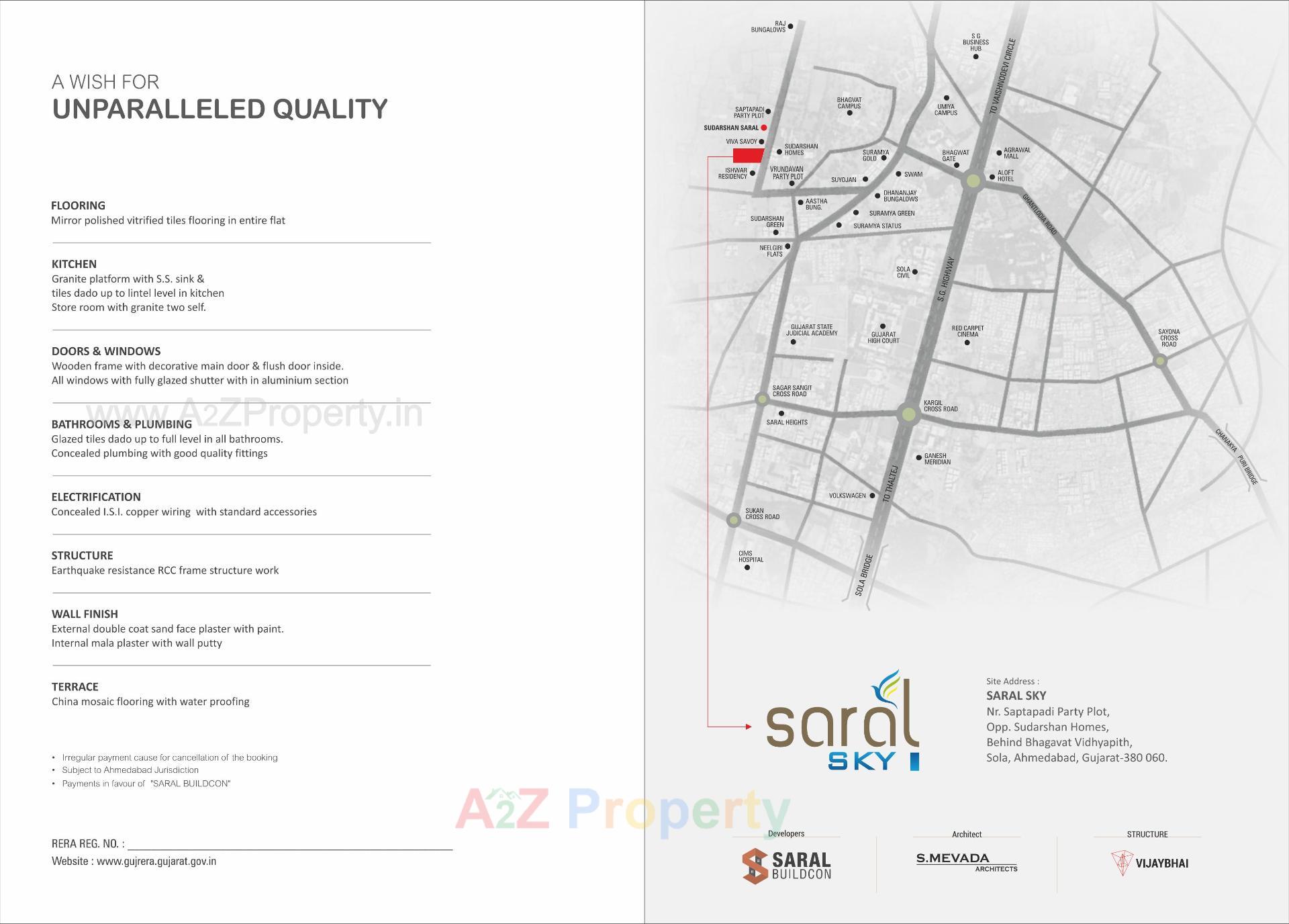 of real estate project Saral Sky located at Ahmedabad, Ahmedabad, Gujarat
