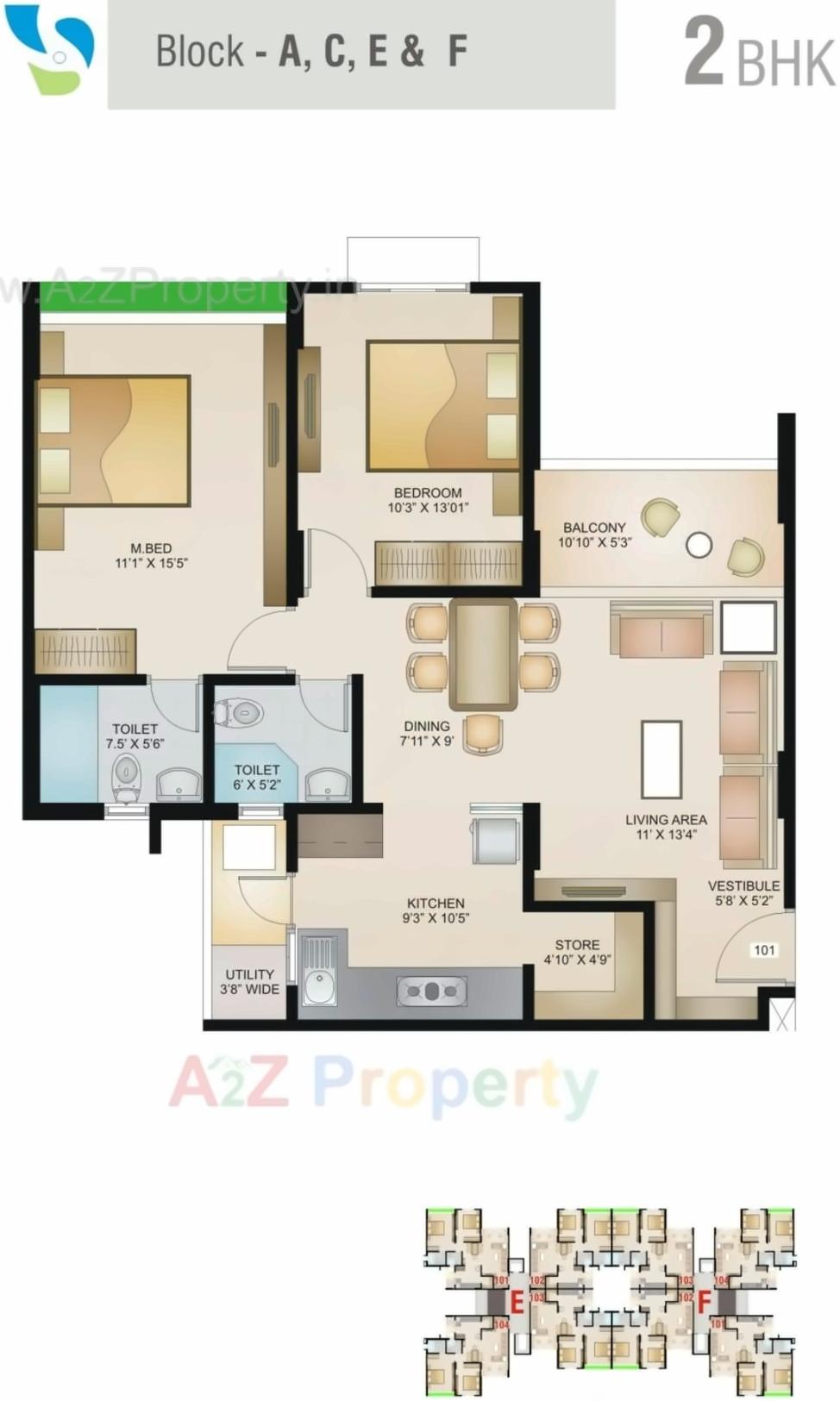 Layout of real estate project Saransh Ambience located at City, Ahmedabad, Gujarat