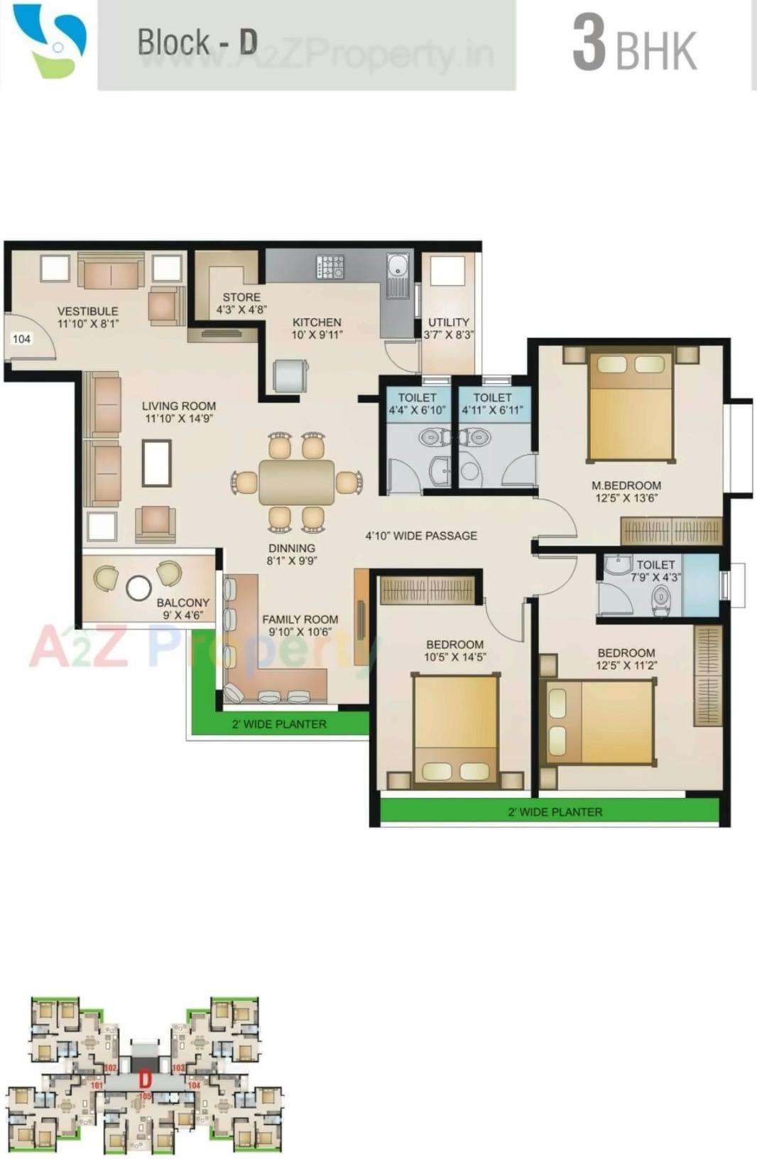 Layout of real estate project Saransh Ambience located at City, Ahmedabad, Gujarat