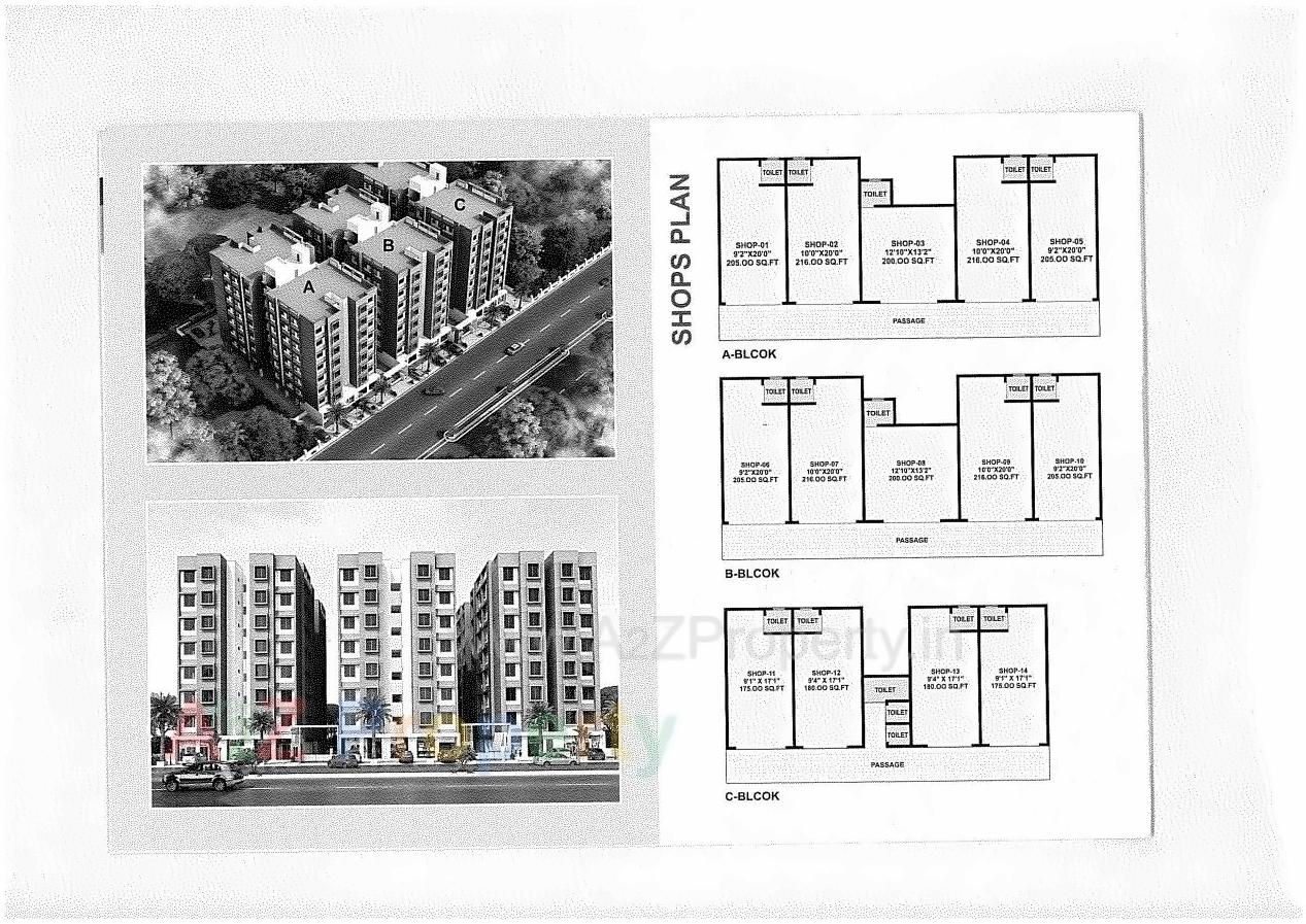 Layout of real estate project Sarita Residency located at Nikol, Ahmedabad, Gujarat