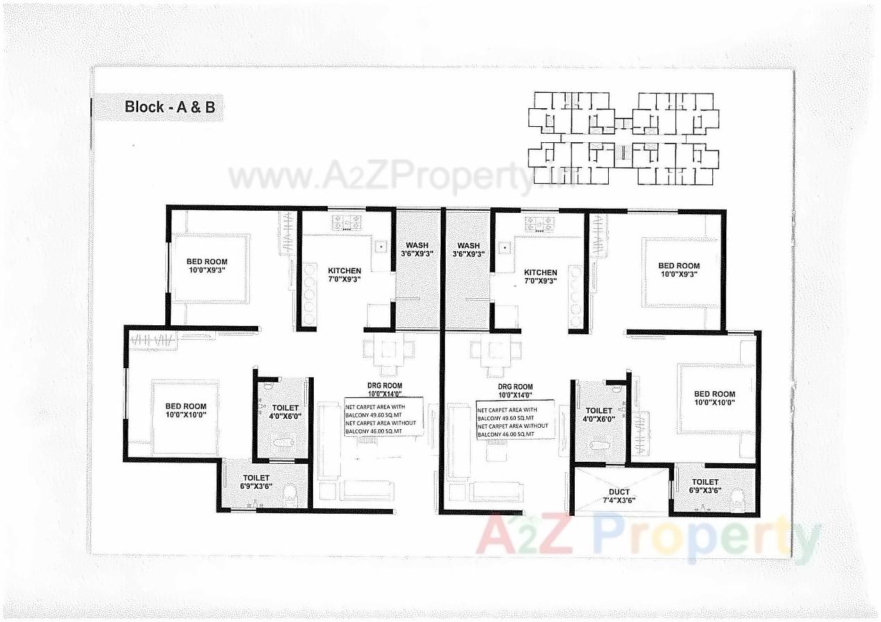 Layout of real estate project Sarita Residency located at Nikol, Ahmedabad, Gujarat