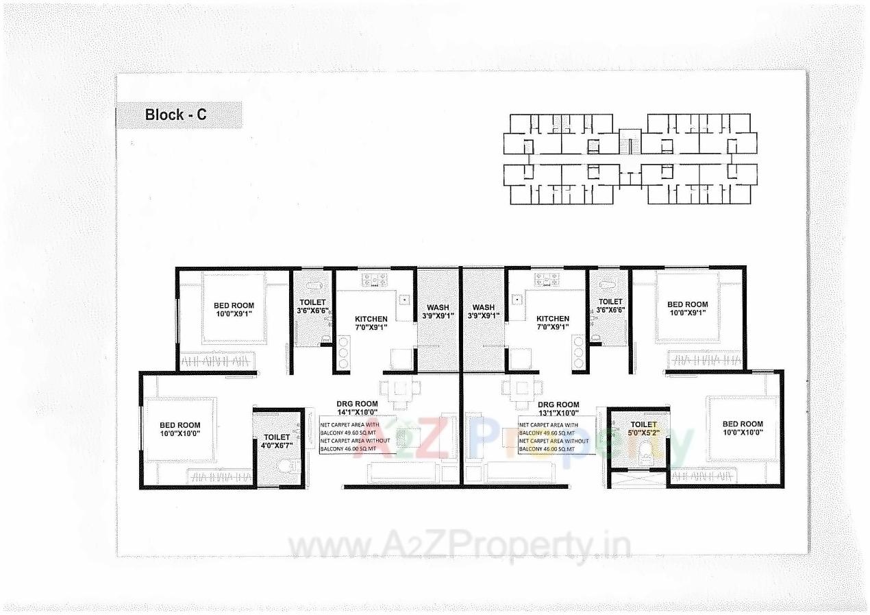 Layout of real estate project Sarita Residency located at Nikol, Ahmedabad, Gujarat