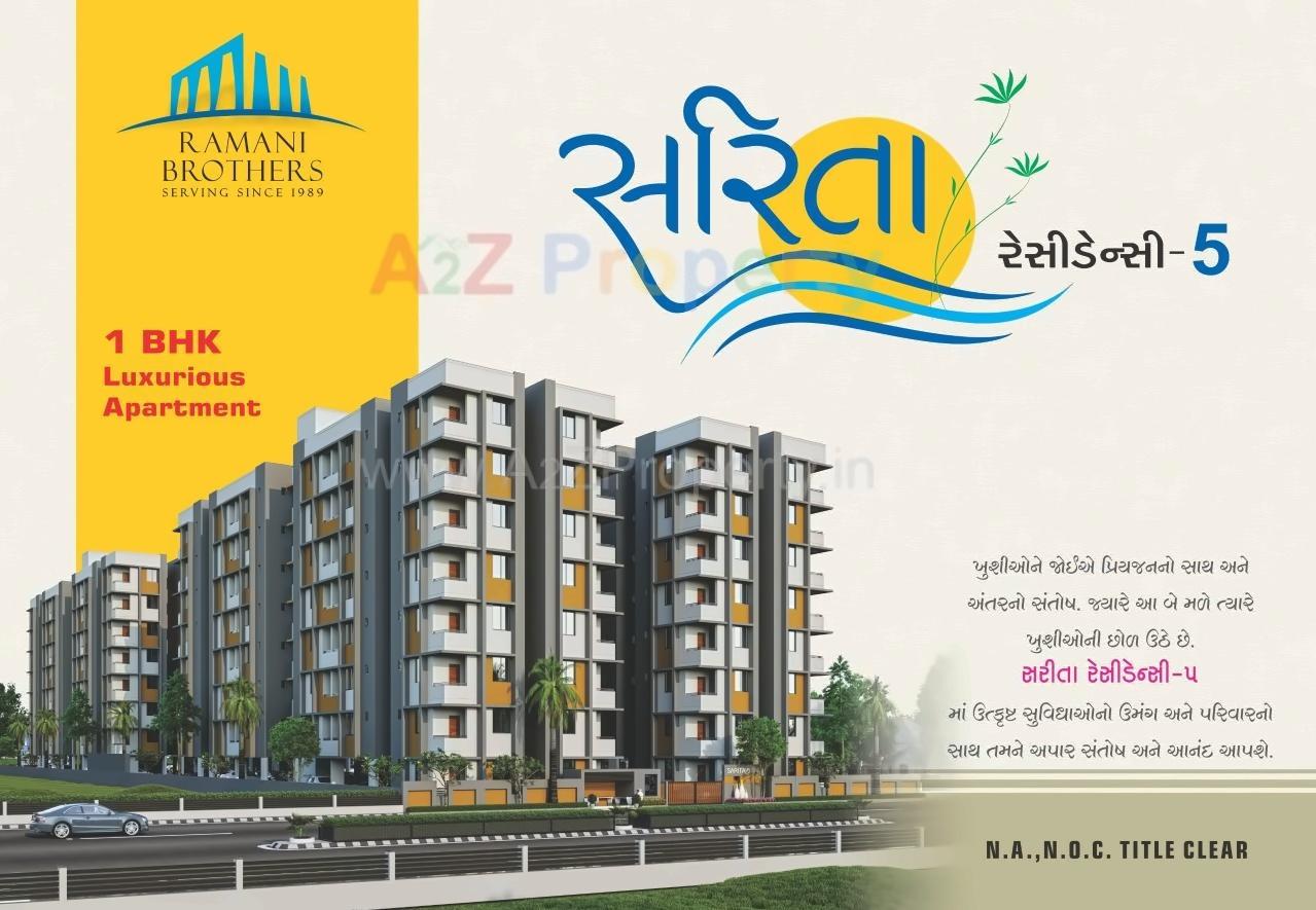 3D Elevation of real estate project Sarita Residency located at Vastral, Ahmedabad, Gujarat