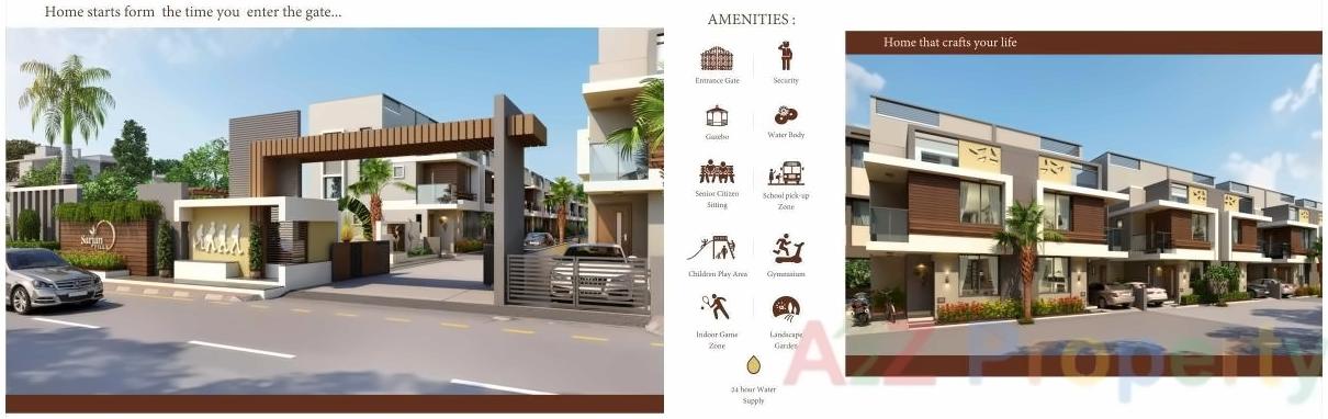  of real estate project Sarjanvilla Bunglows located at Nikol, Ahmedabad, Gujarat