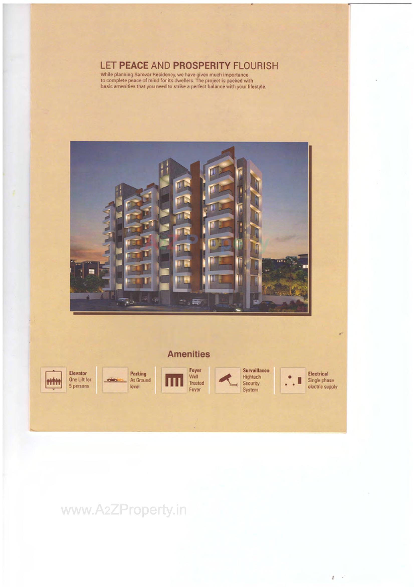  of real estate project Sarovar Platinum located at Rajpur--hirpur, Ahmedabad, Gujarat