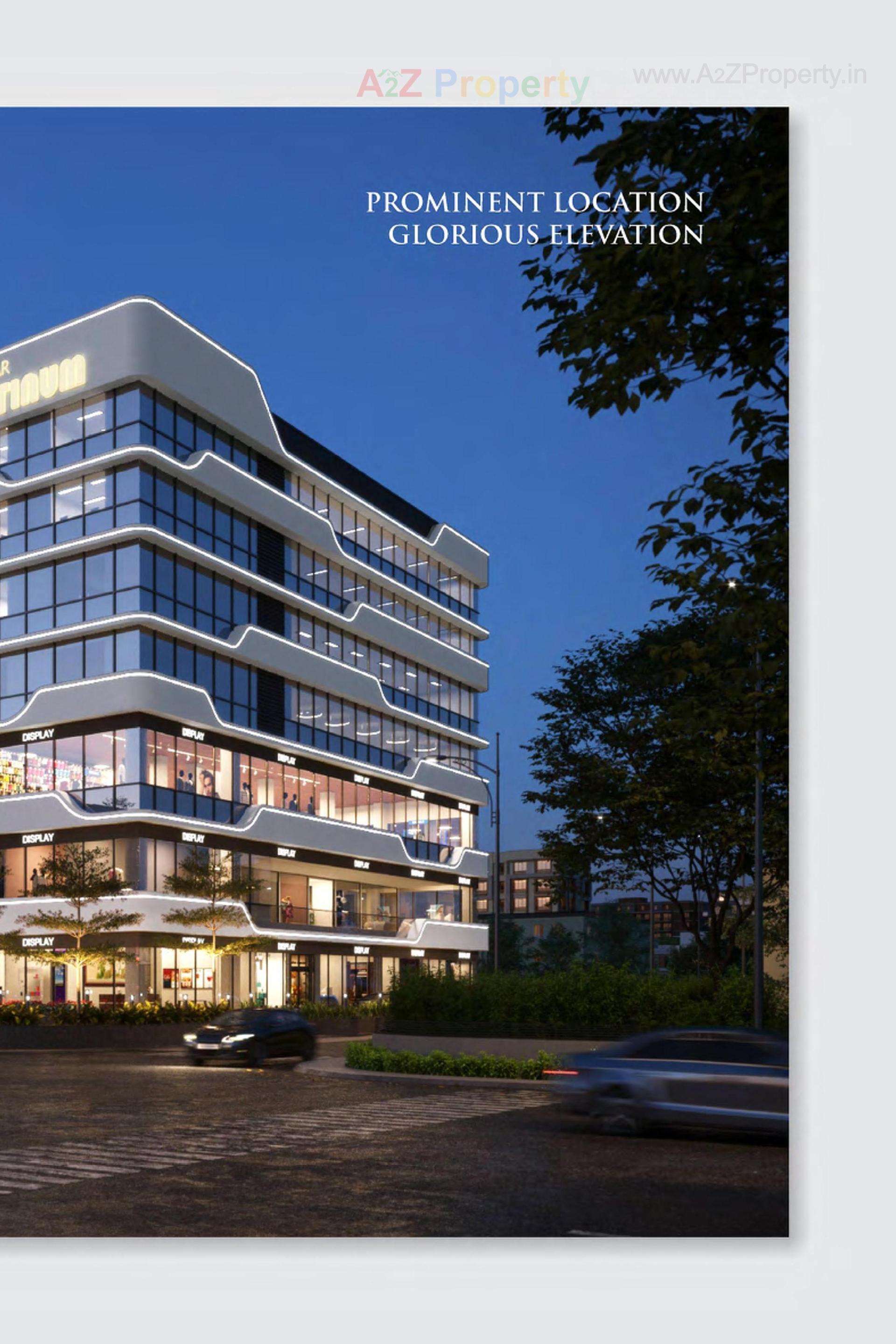 3D Elevation of real estate project Sarovar Platinum located at Rajpur--hirpur, Ahmedabad, Gujarat