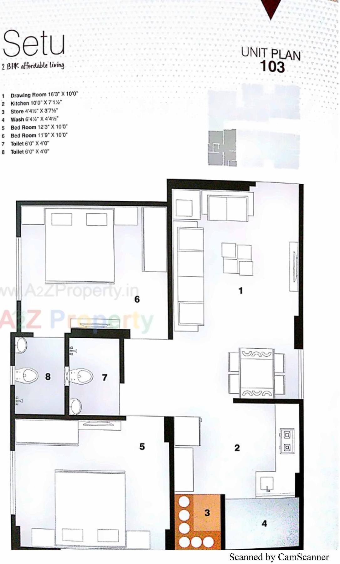 Layout of real estate project Sarovar Setu located at Manipur, Ahmedabad, Gujarat