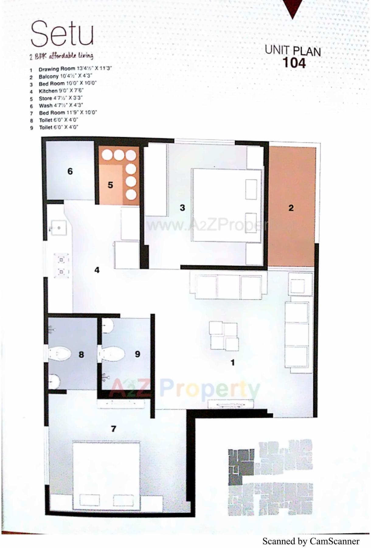 Layout of real estate project Sarovar Setu located at Manipur, Ahmedabad, Gujarat